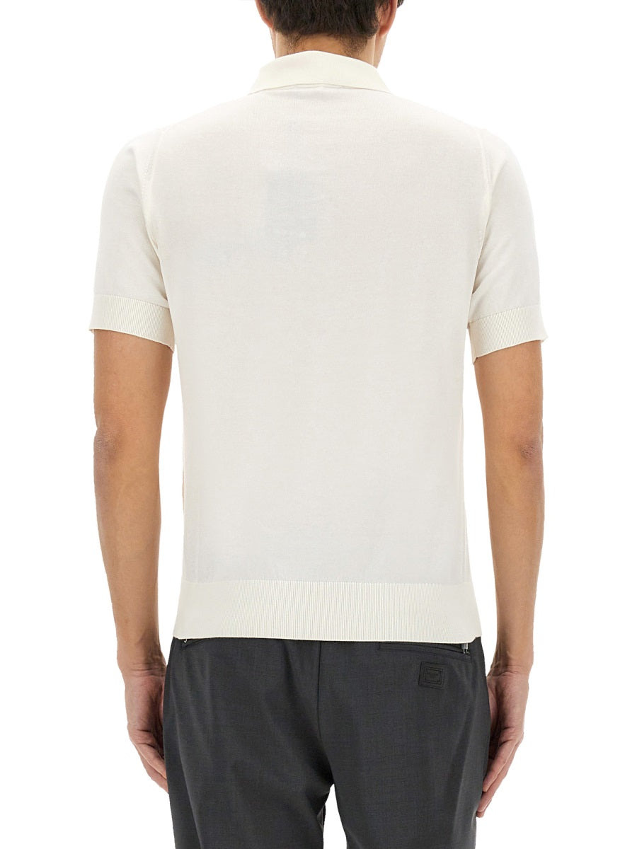 Dolce & Gabbana Men Polo With Logo - 3