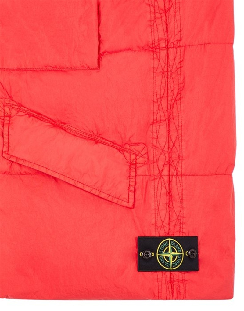 G0123 GARMENT DYED CRINKLE REPS R-NY DOWN RED 5