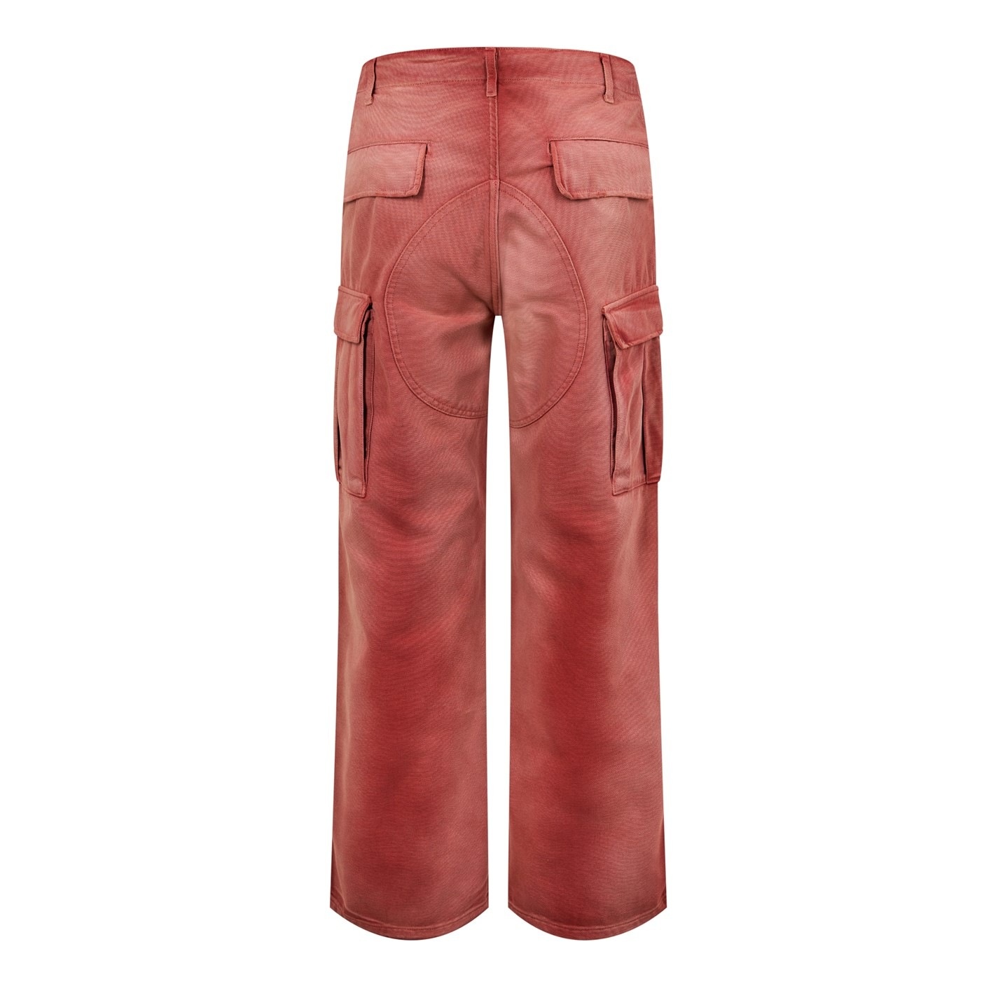 DISTRESSED CANVAS CARGO TROUSERS - 5