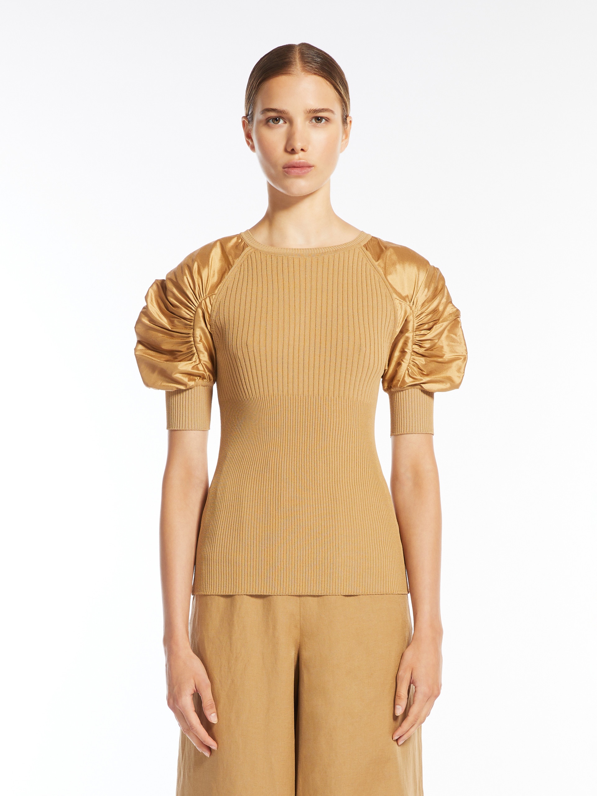 Max Mara BYE Ribbed viscose jumper | REVERSIBLE