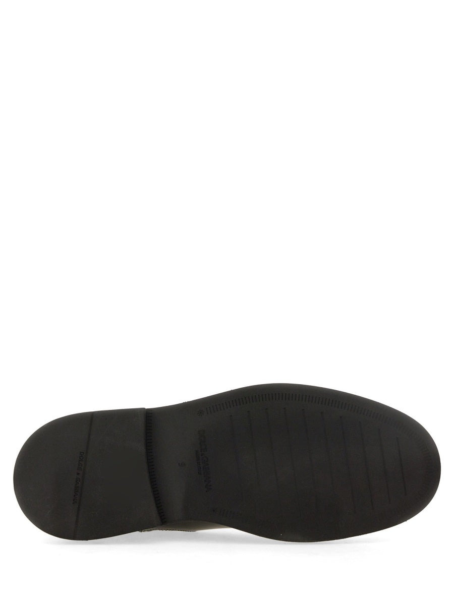 Dolce & Gabbana Men Brushed Leather Boot - 5