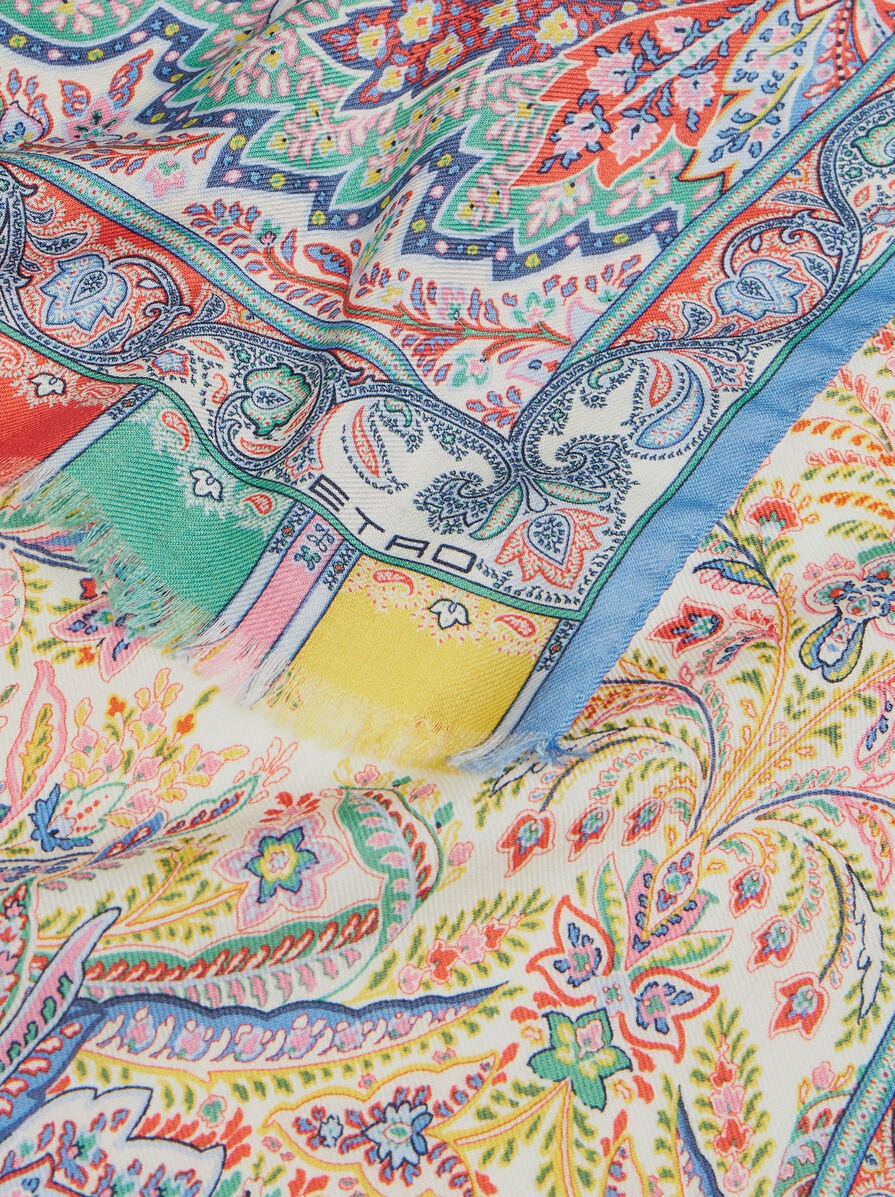 WOOL AND SILK SCARF - 3