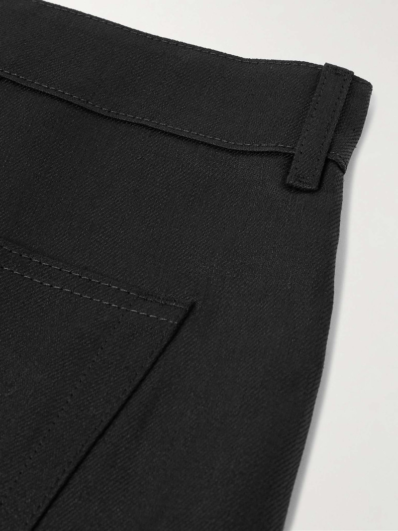 Bolan Flared Linen-Twill Cargo Trousers 5