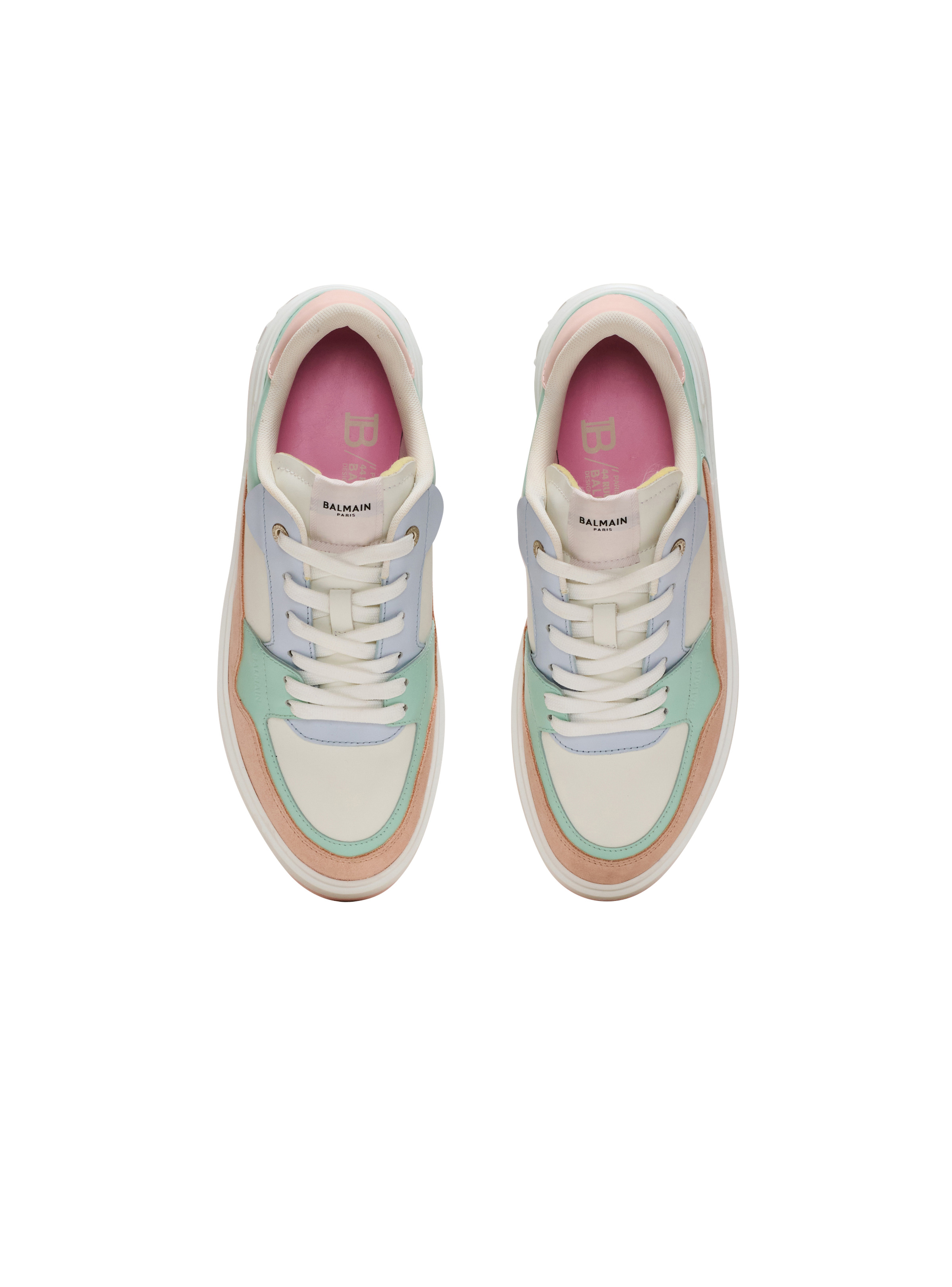 B-Court Flip trainers in calfskin and suede - 3