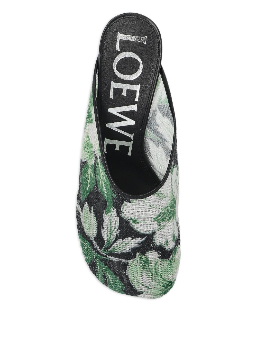 45mm floral-print mules - 4