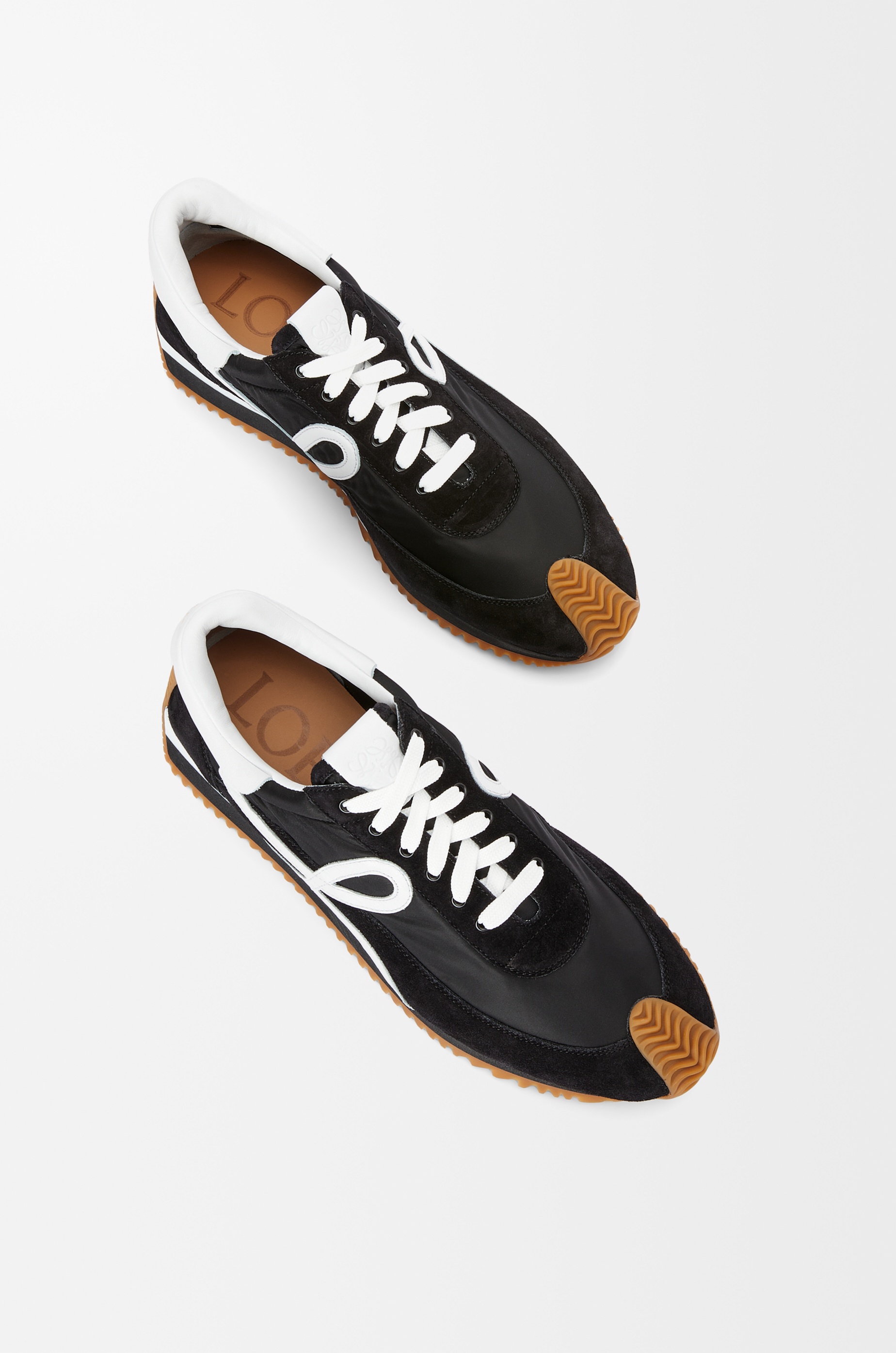 Flow Runner in nylon and suede - 3