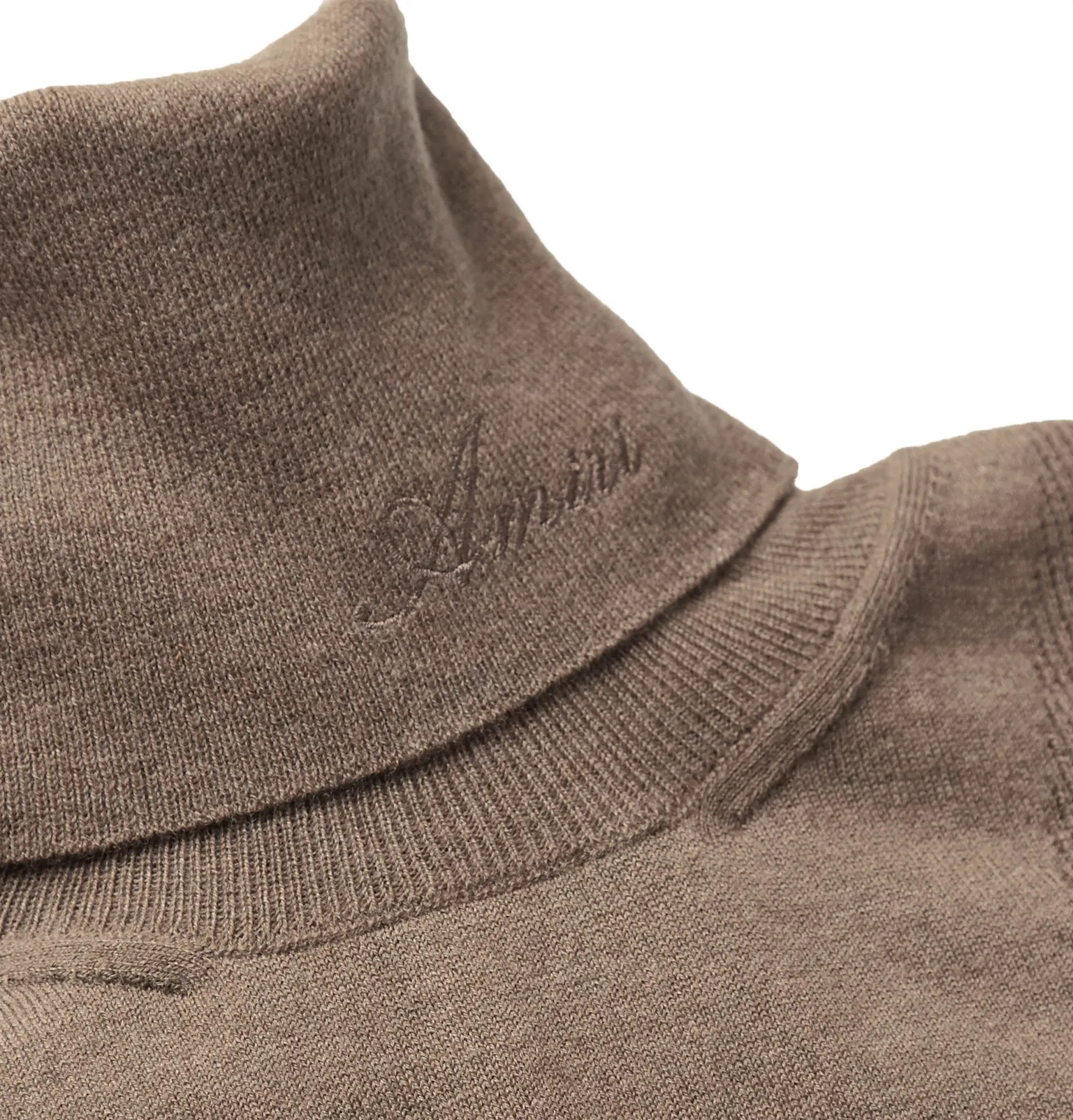 Wool and Cashmere-Blend Rollneck Sweater - 5