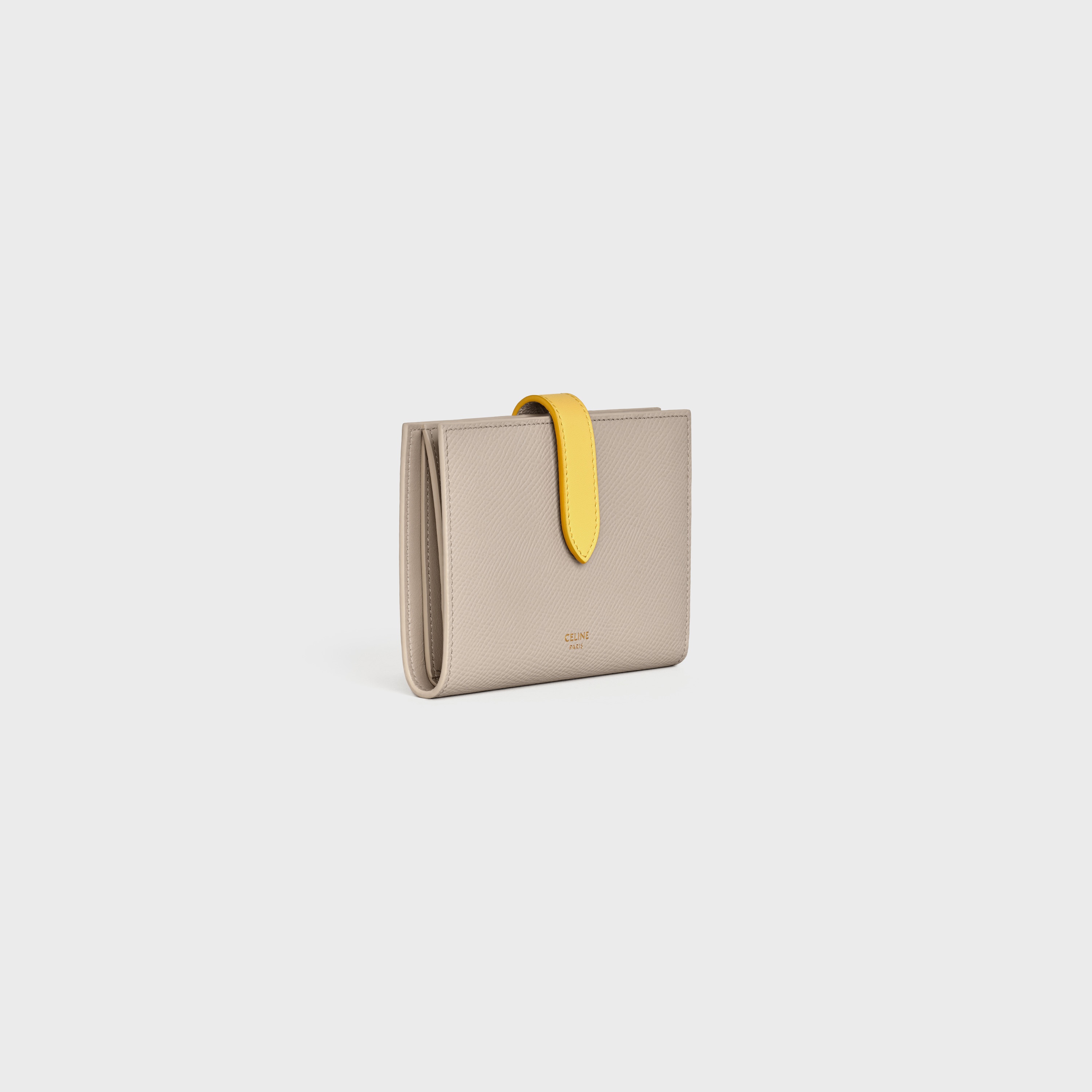 MEDIUM STRAP WALLET IN BICOLOUR GRAINED CALFSKIN - 2