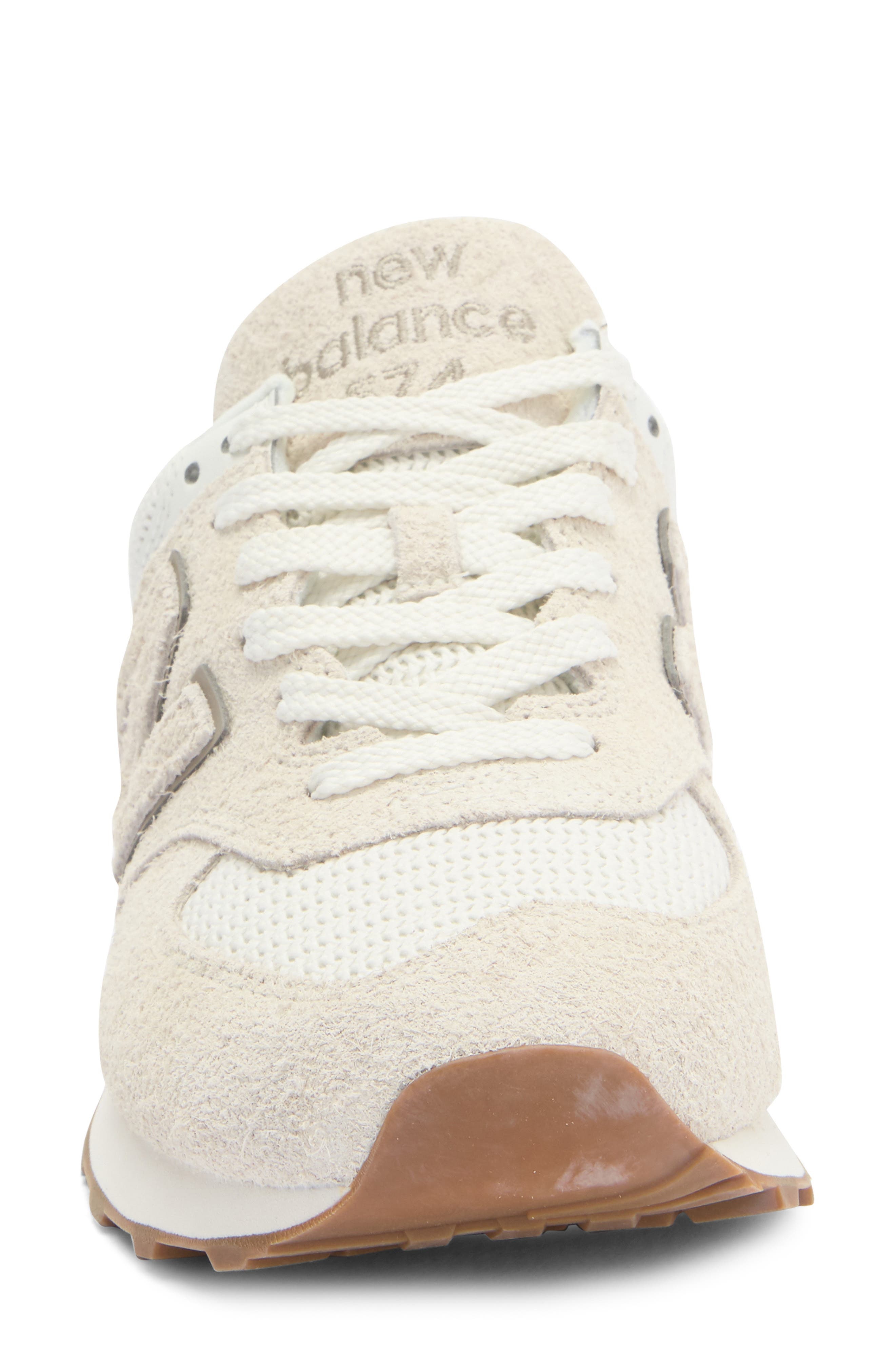 New Balance 574 Sneaker in Sea Salt/Sea Salt at Nordstrom - 4