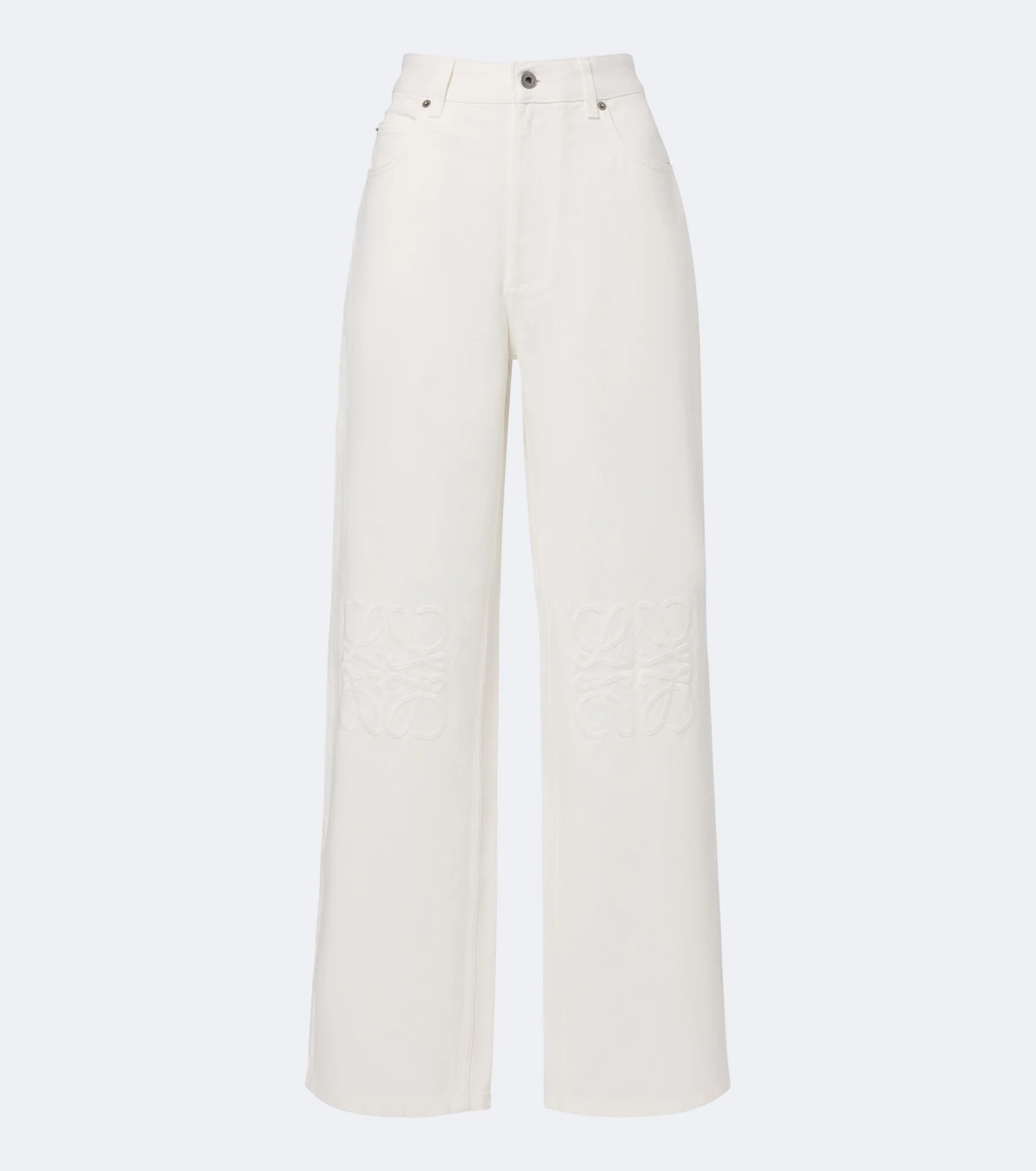Anagram wide-leg jeans - 1