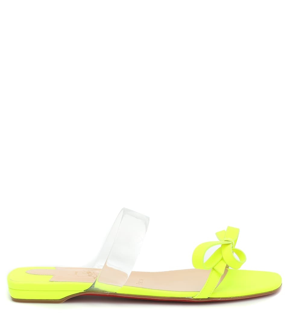 Just Nodo PVC-trimmed leather sandals - 4