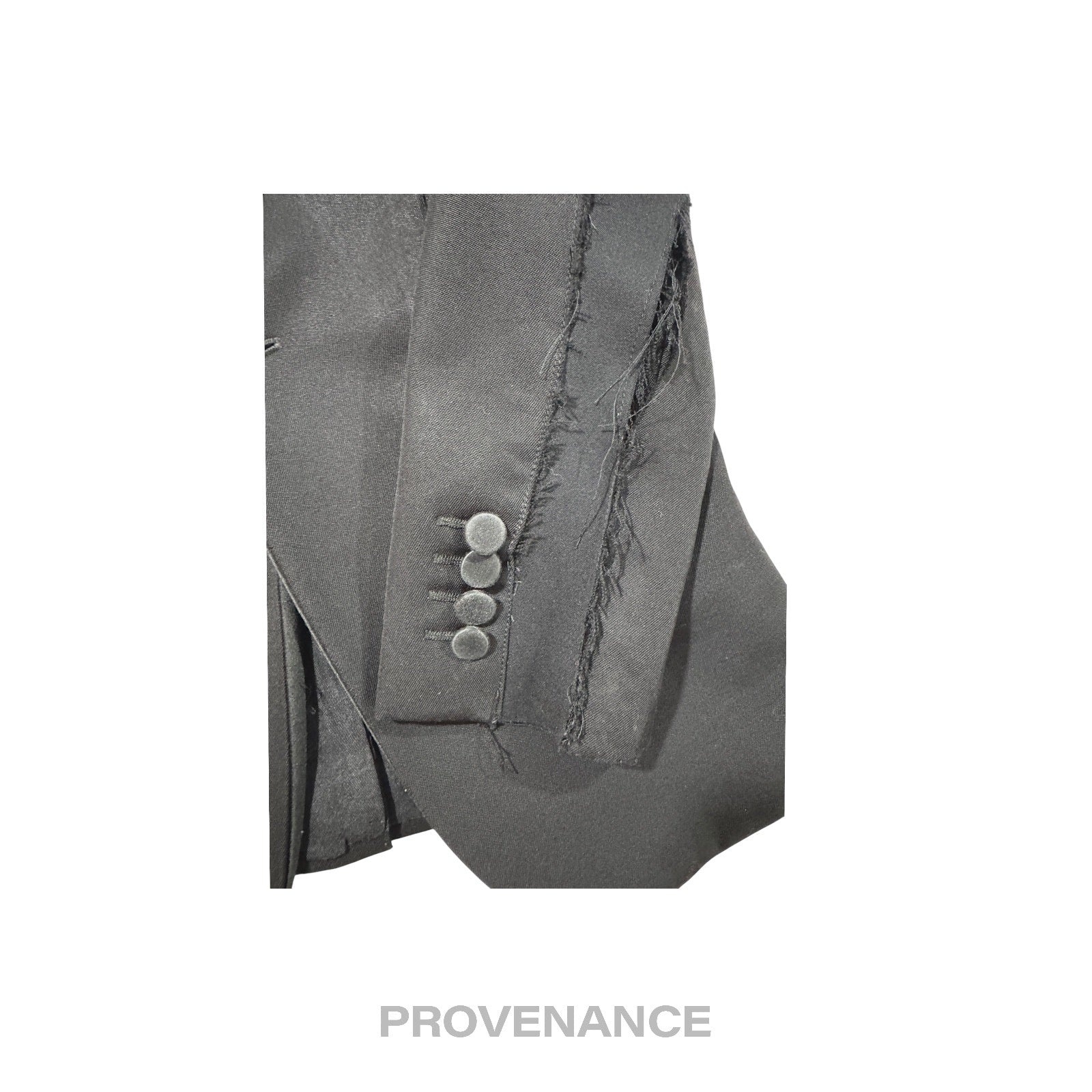 Saint Laurent Paris SLP Destroyed Tuxedo Dinner Jacket 44 - 8