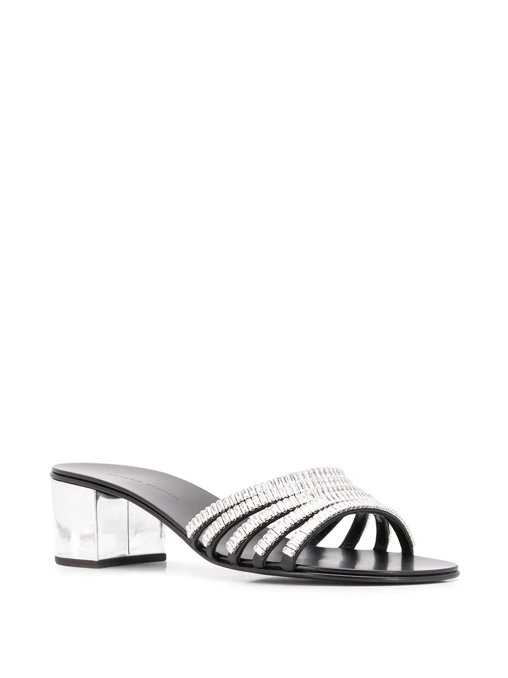 crystal strap sandals - 2