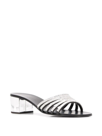 Giuseppe Zanotti crystal strap sandals outlook