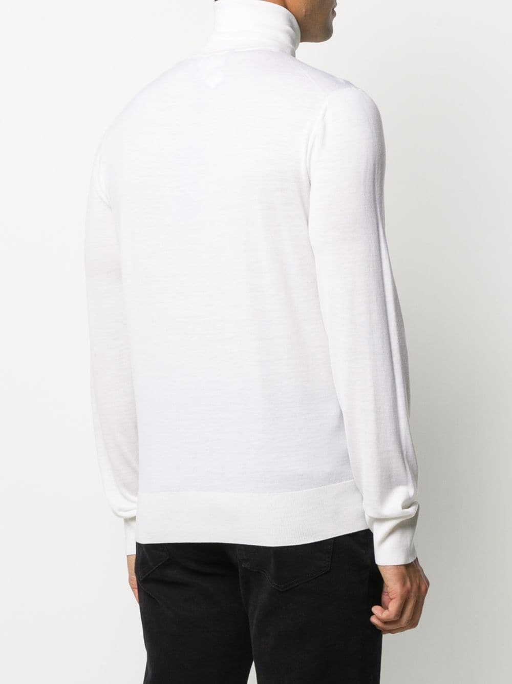 virgin wool rollneck jumper - 4