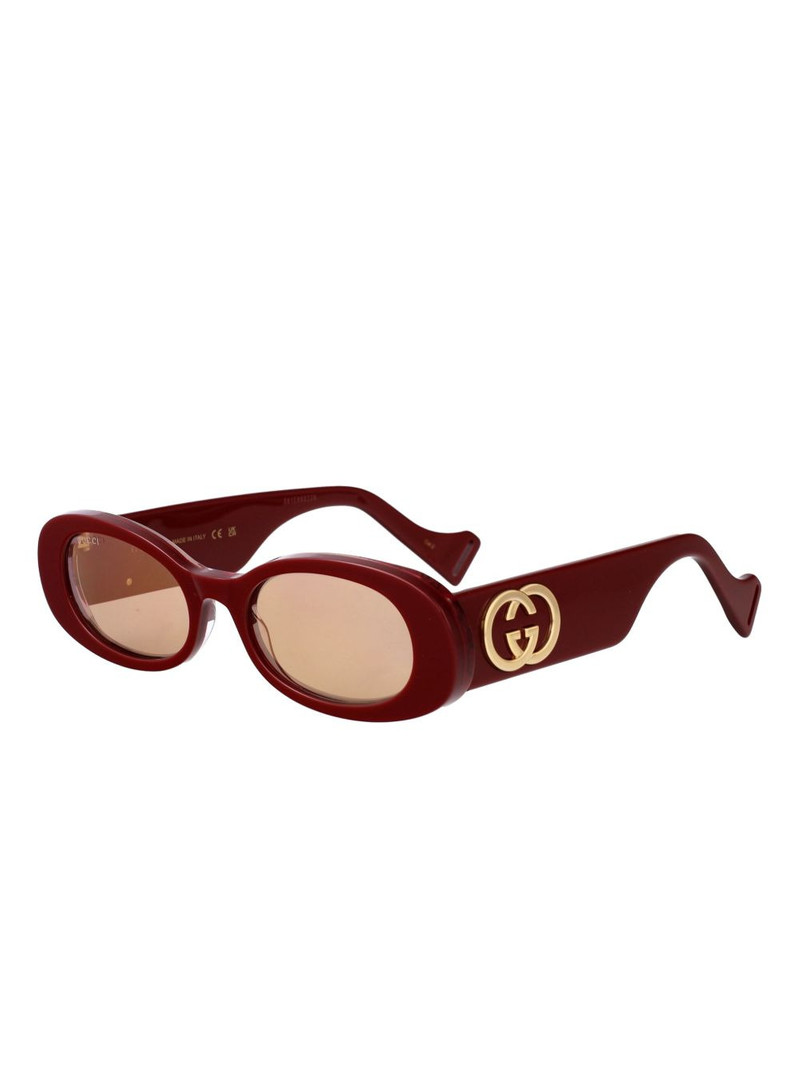 GUCCI oval-frame sunglasses outlook