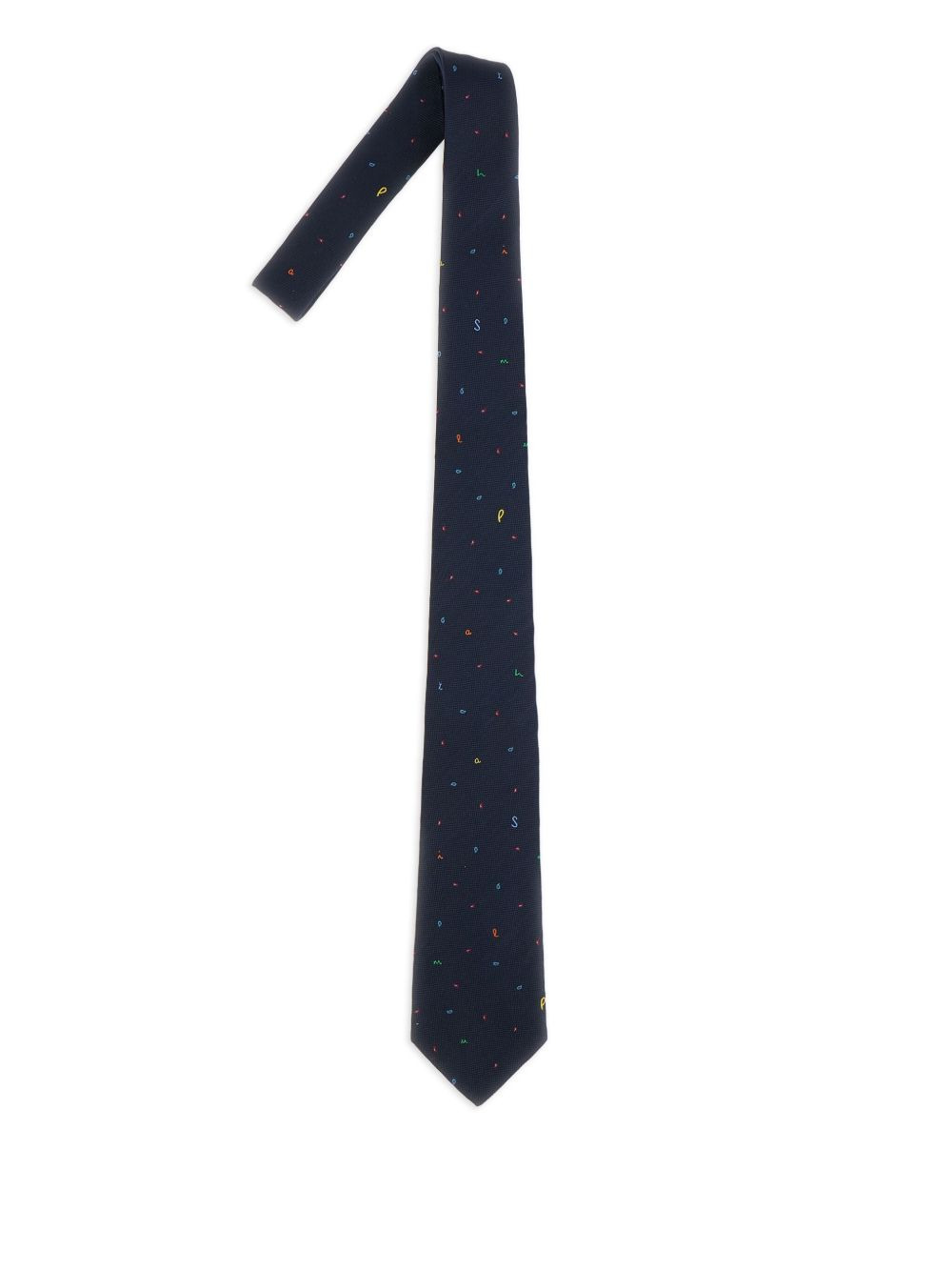 EMBROIDERED SILK TIE - 3