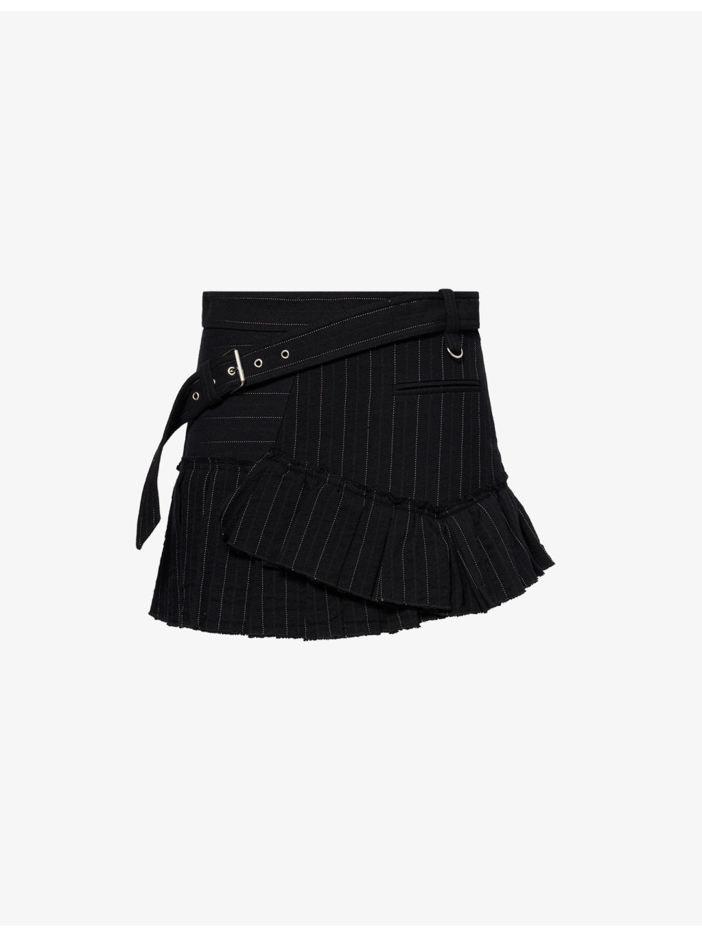 Atrium Maddy Pinstripe Cotton-Blend Mini Skirt - 1