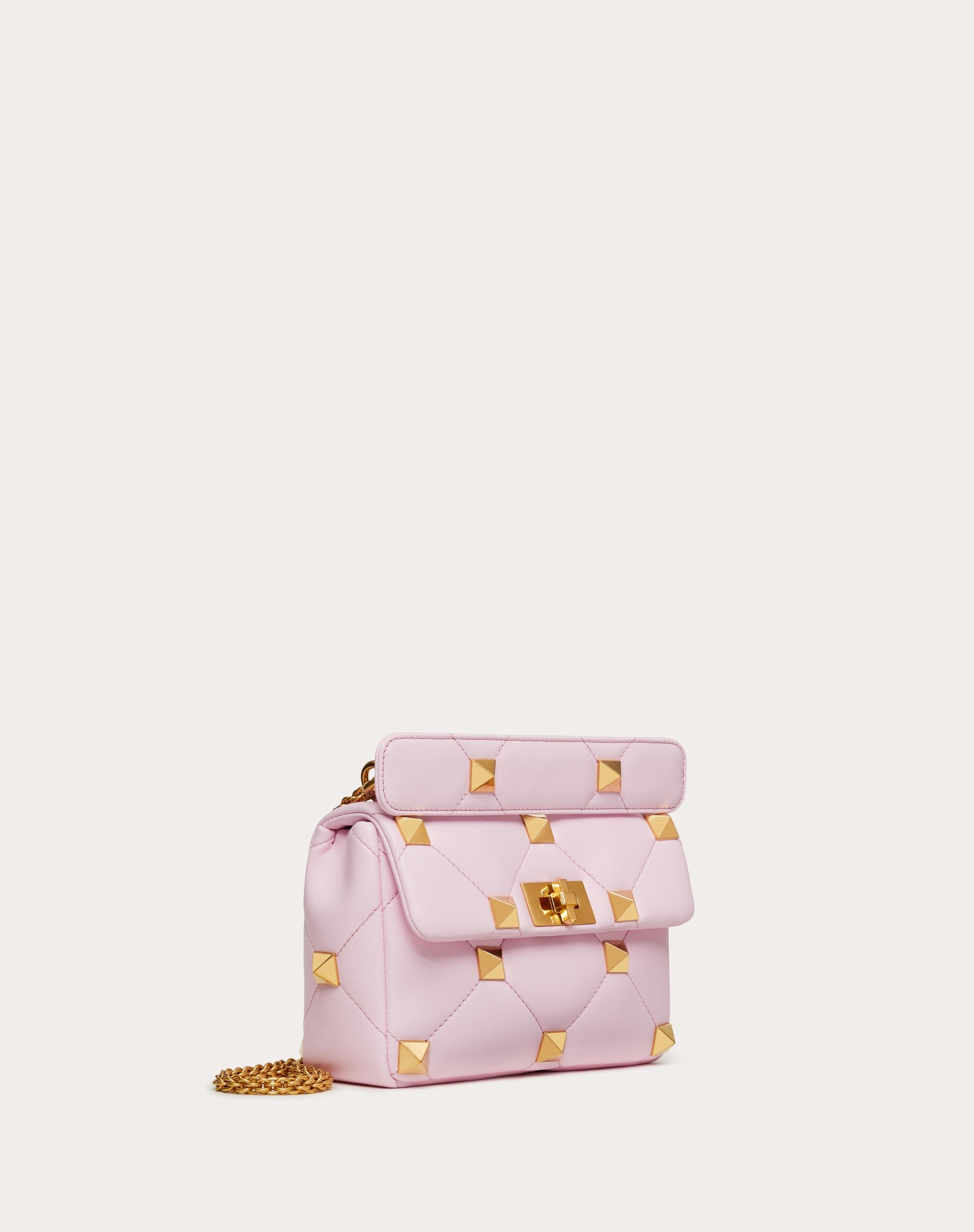MEDIUM ROMAN STUD THE SHOULDER BAG IN NAPPA WITH CHAIN - 2