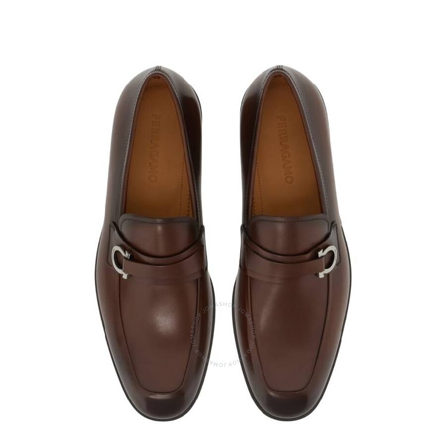 Ferragamo Gancini Ornament Leather Loafers - 2
