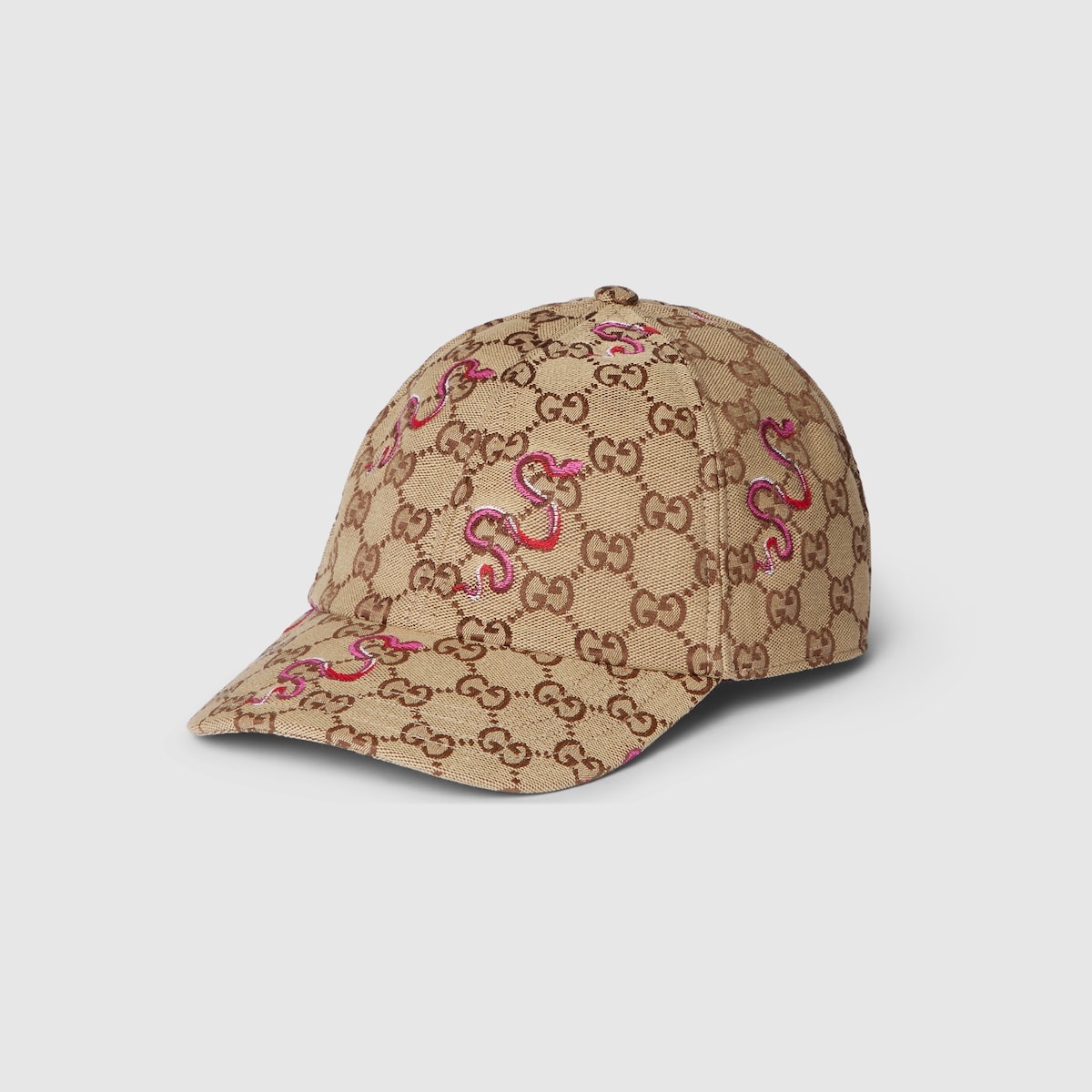Embroidered GG canvas baseball hat - 1