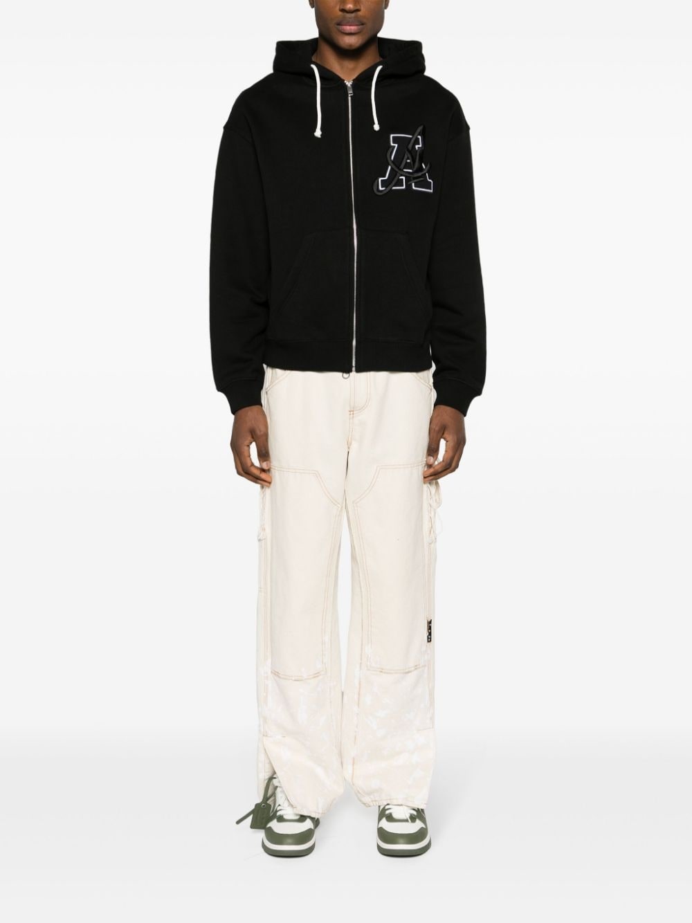 Hart zip-up cotton hoodie - 2