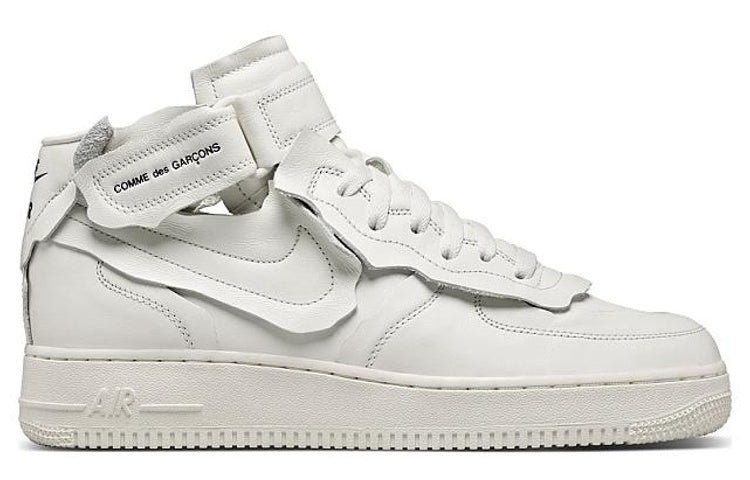 Nike x COMME des GARCONS Air Force 1 Mid 'Triple White' DC3601-100 - 3