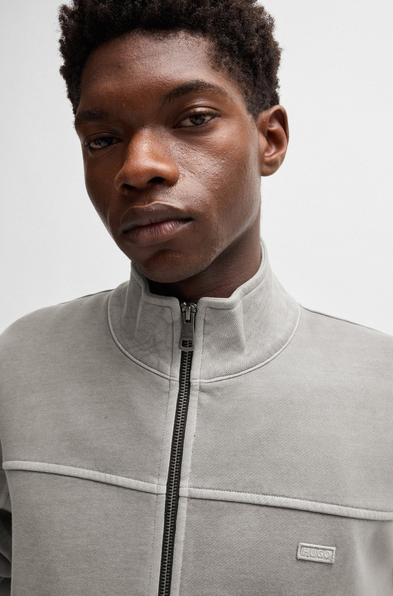 COTTON-TERRY SWEATSHIRT WITH TOPSTITCHED SEAMS 3