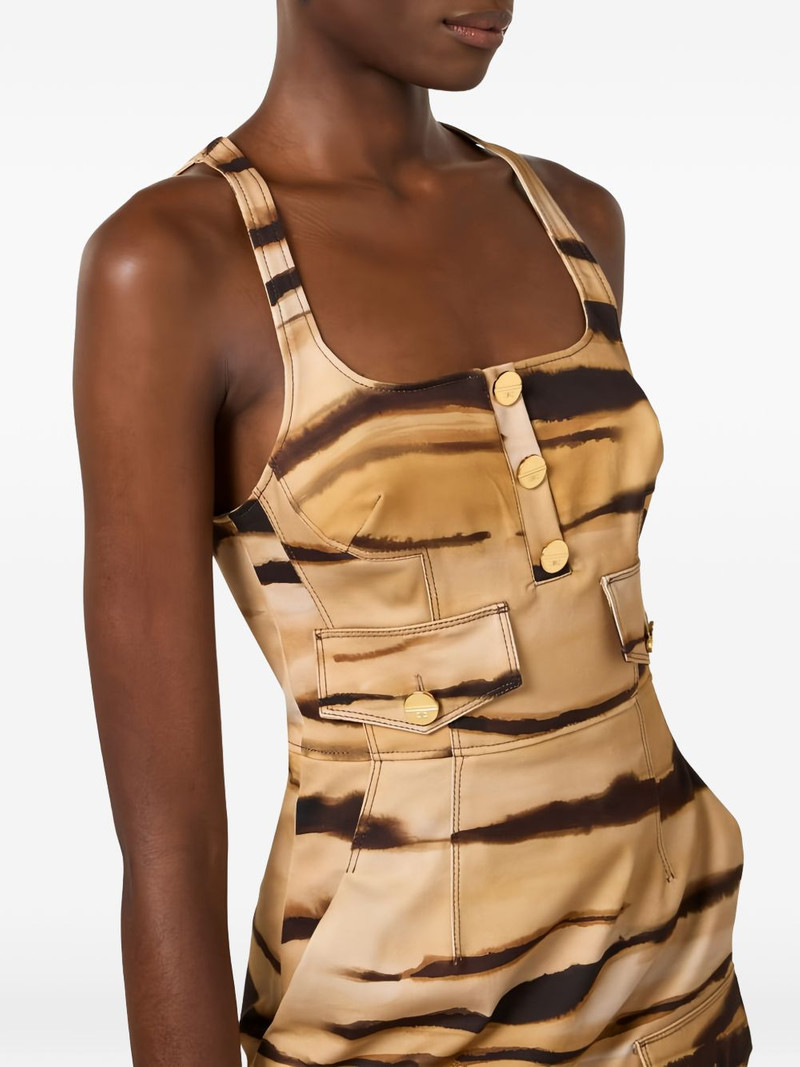 tiger-print mini dress 5