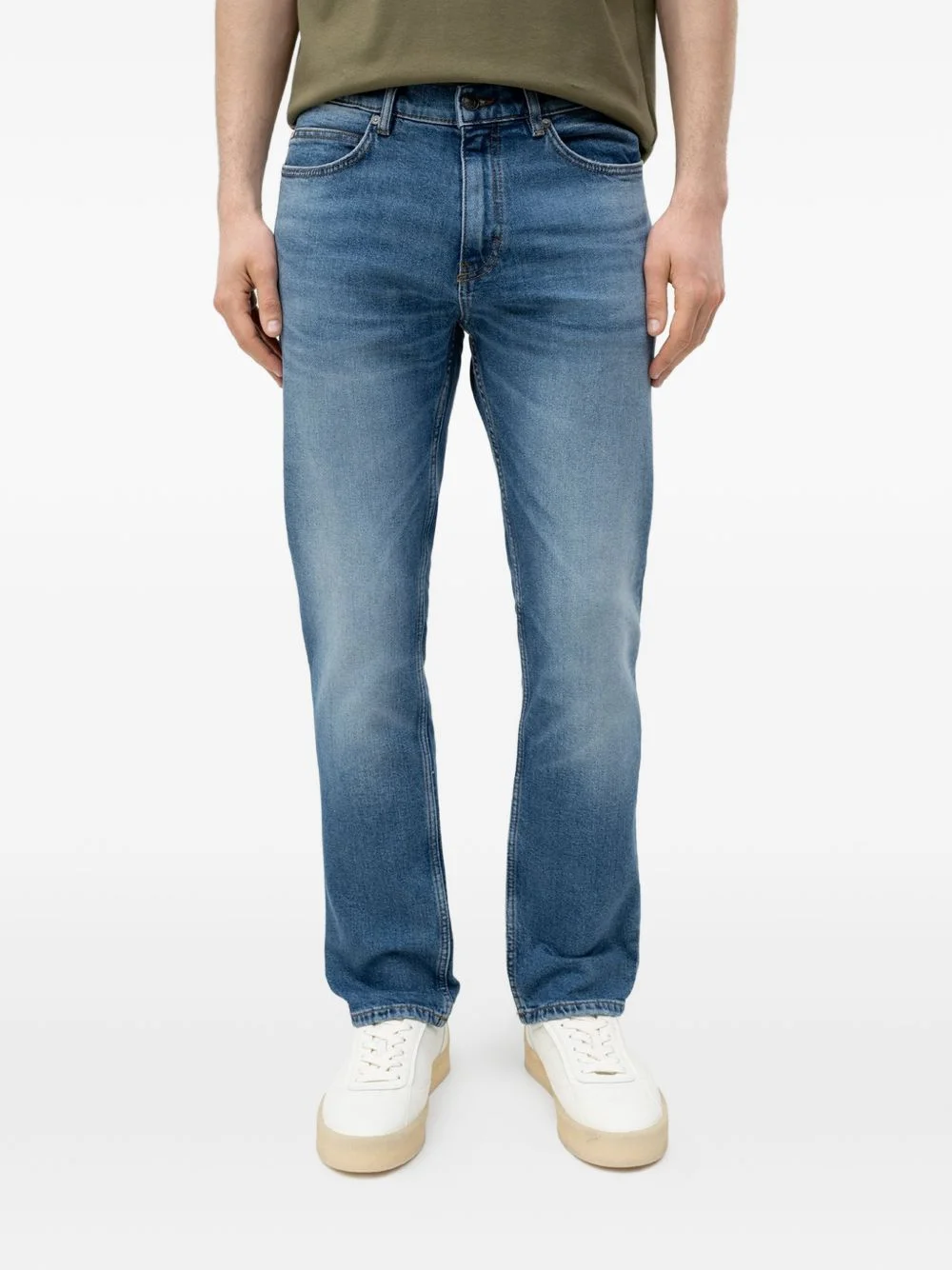 logo-patch jeans - 1