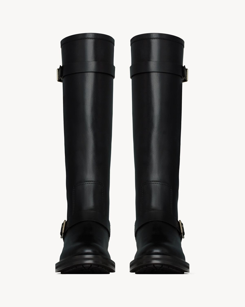 SAINT LAURENT RIVER BOOTS IN SMOOTH LEATHER outlook