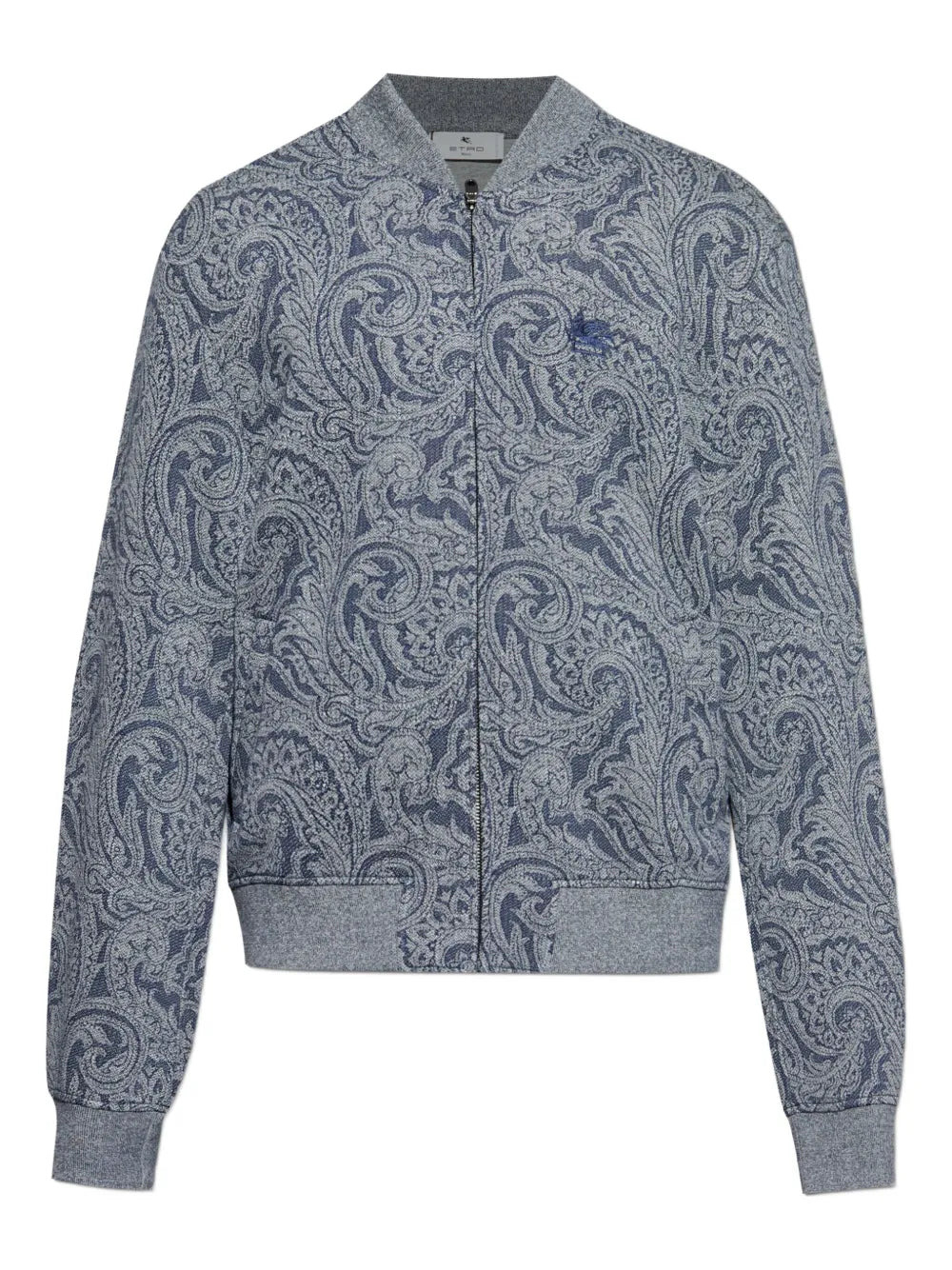 Paisley Print Bomber Jacket - 1
