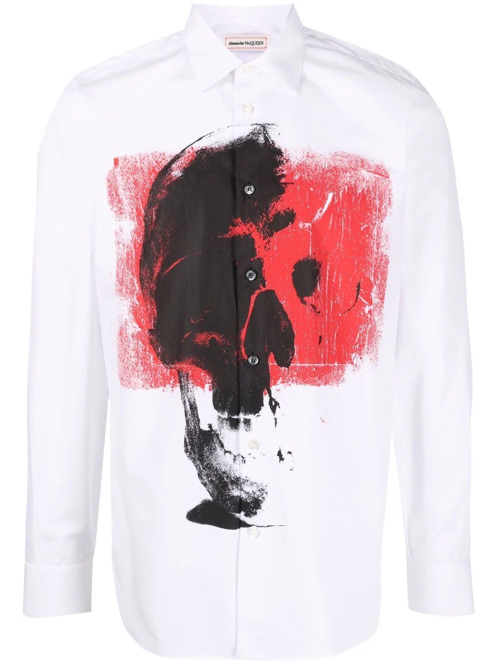 graphic-print long-sleeve shirt - 1