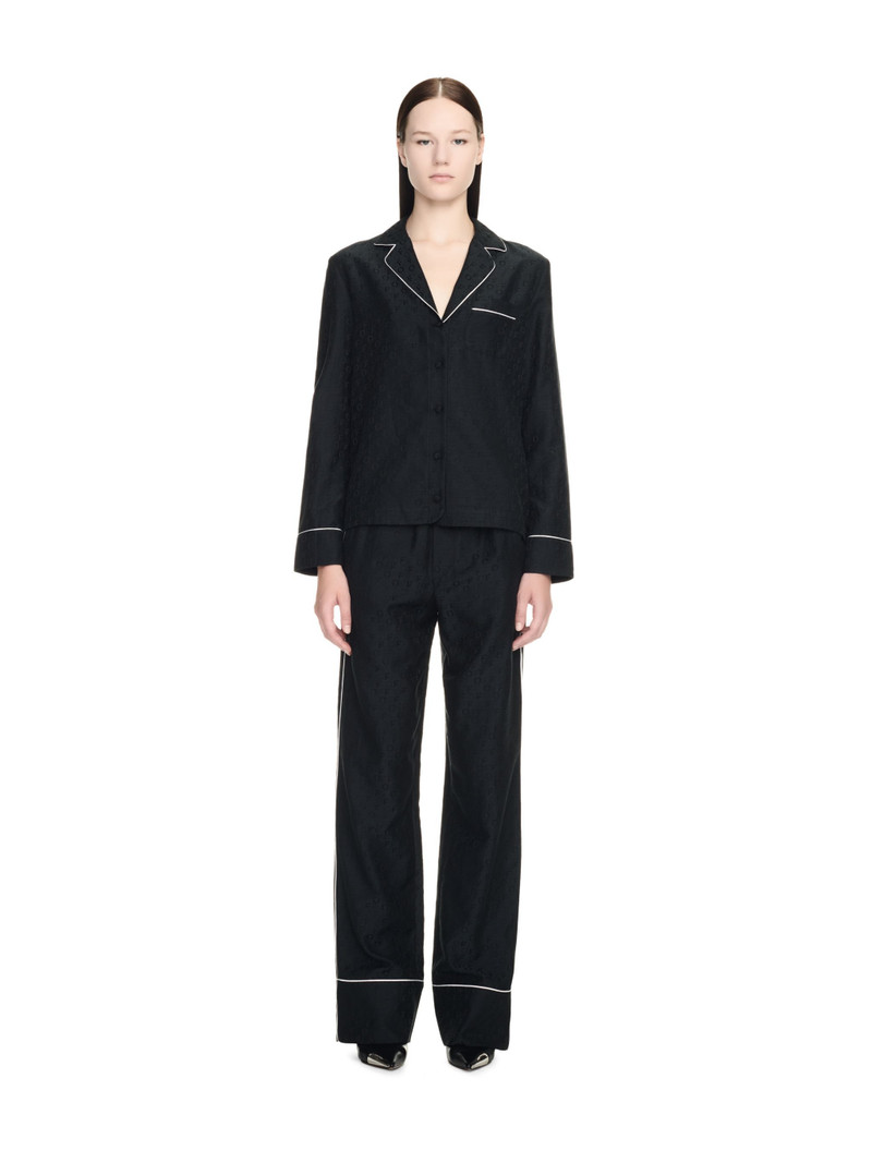Off-White Off Jacq Pajama Ls Shirt outlook