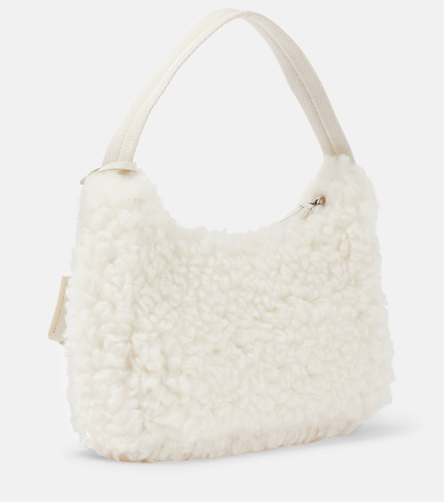 Re-Edition 2000 Mini shearling shoulder bag - 4