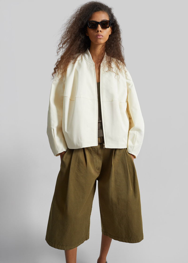 Marslev Cocoon Jacket - Cream 6