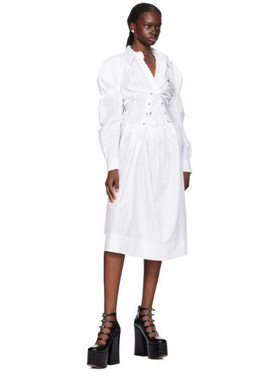 Vivienne Westwood White Kate Midi Dress outlook