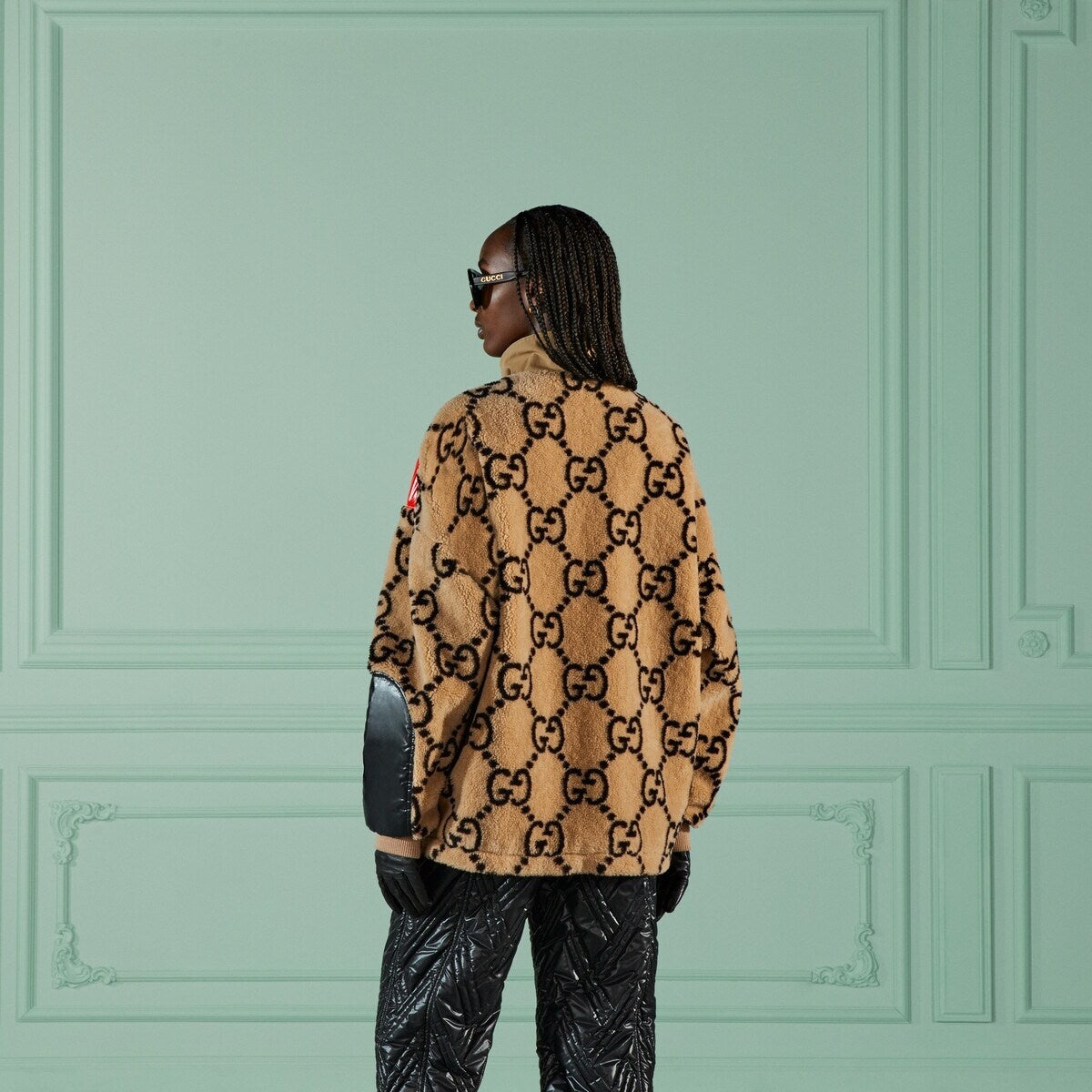 Gucci GG Wool Jersey Zip Jacket - 3