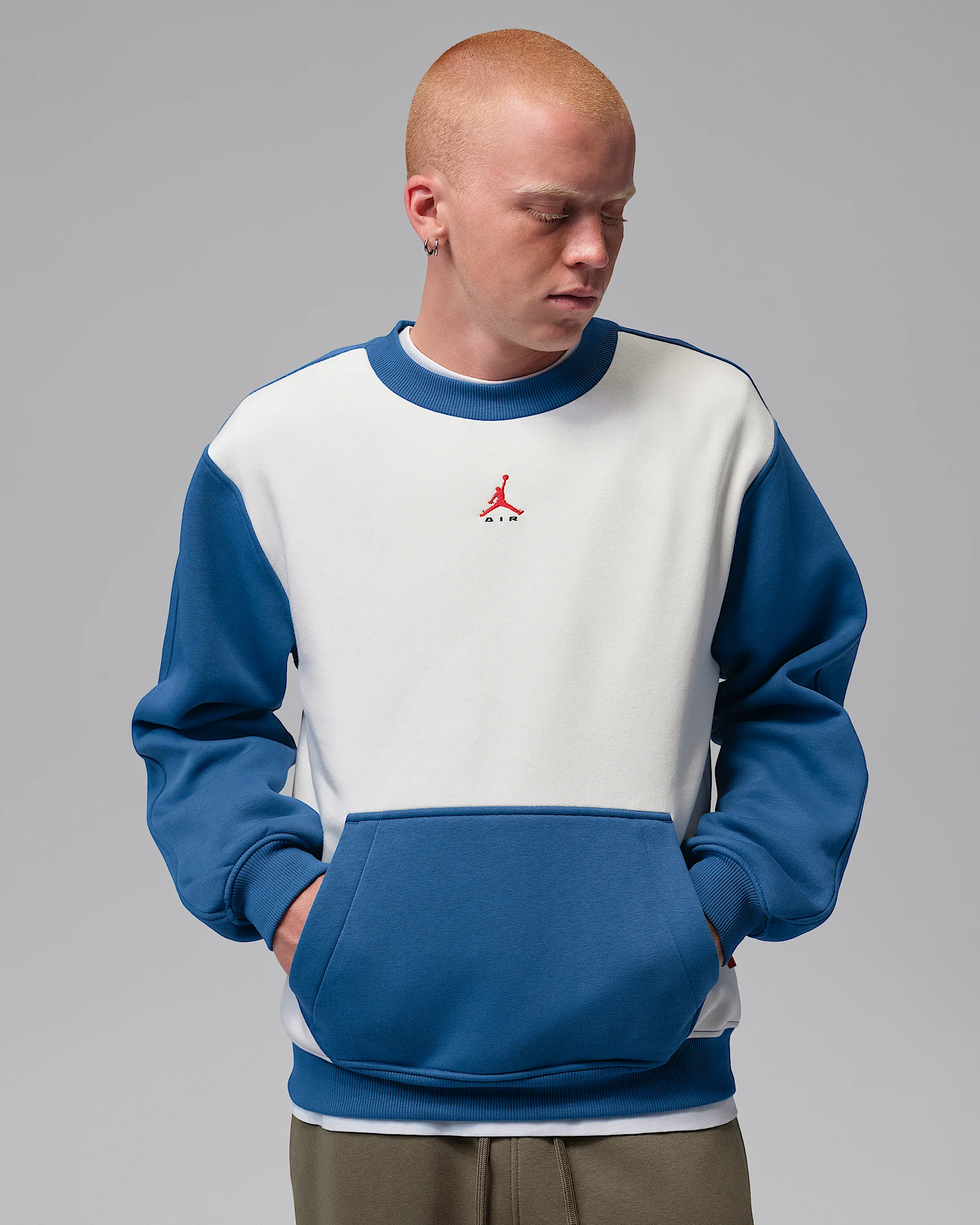 Jordan Brooklyn Men's Fleece Crew-Neck Sweatshirt - 1