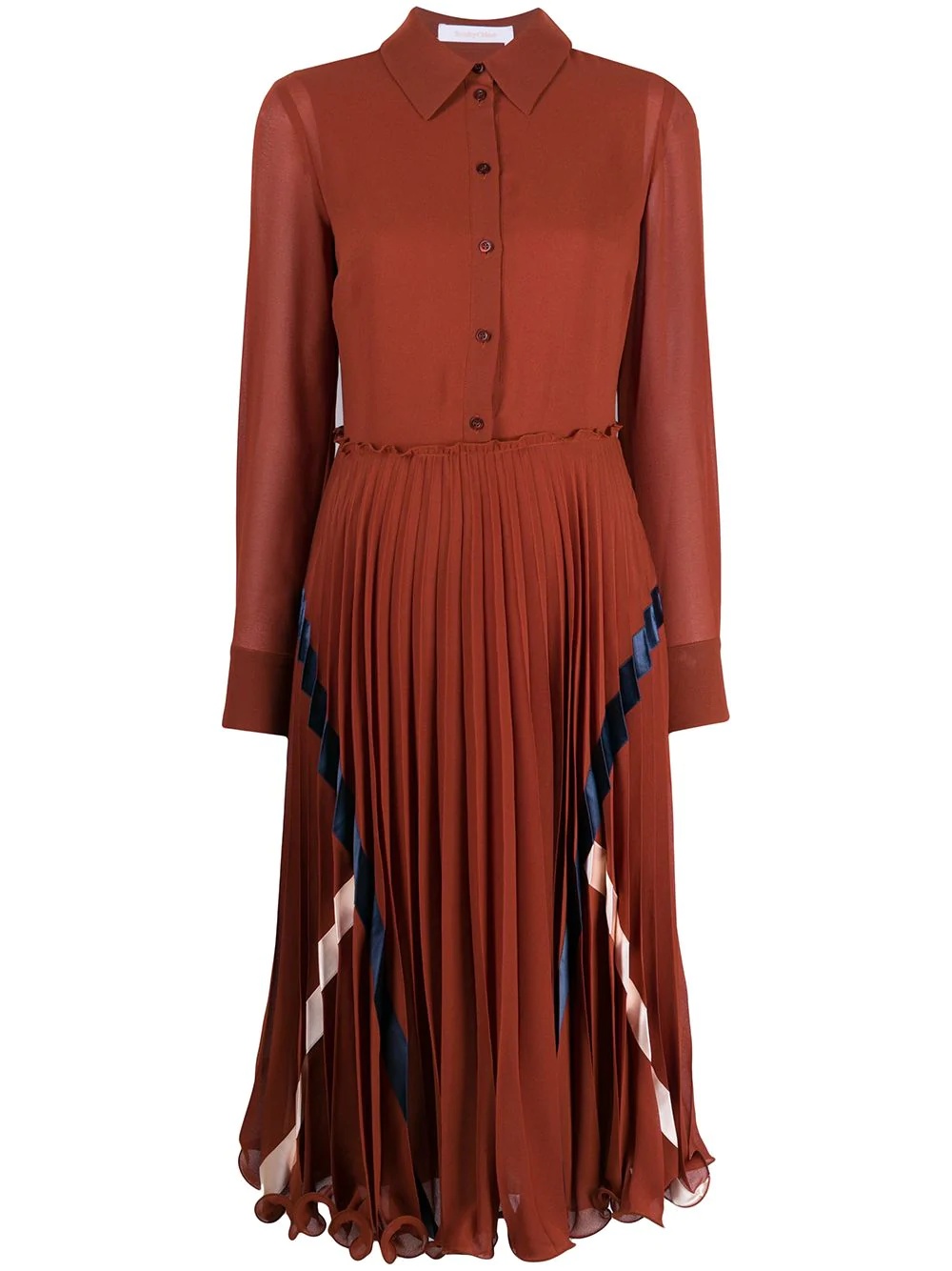 pleated dress - 1