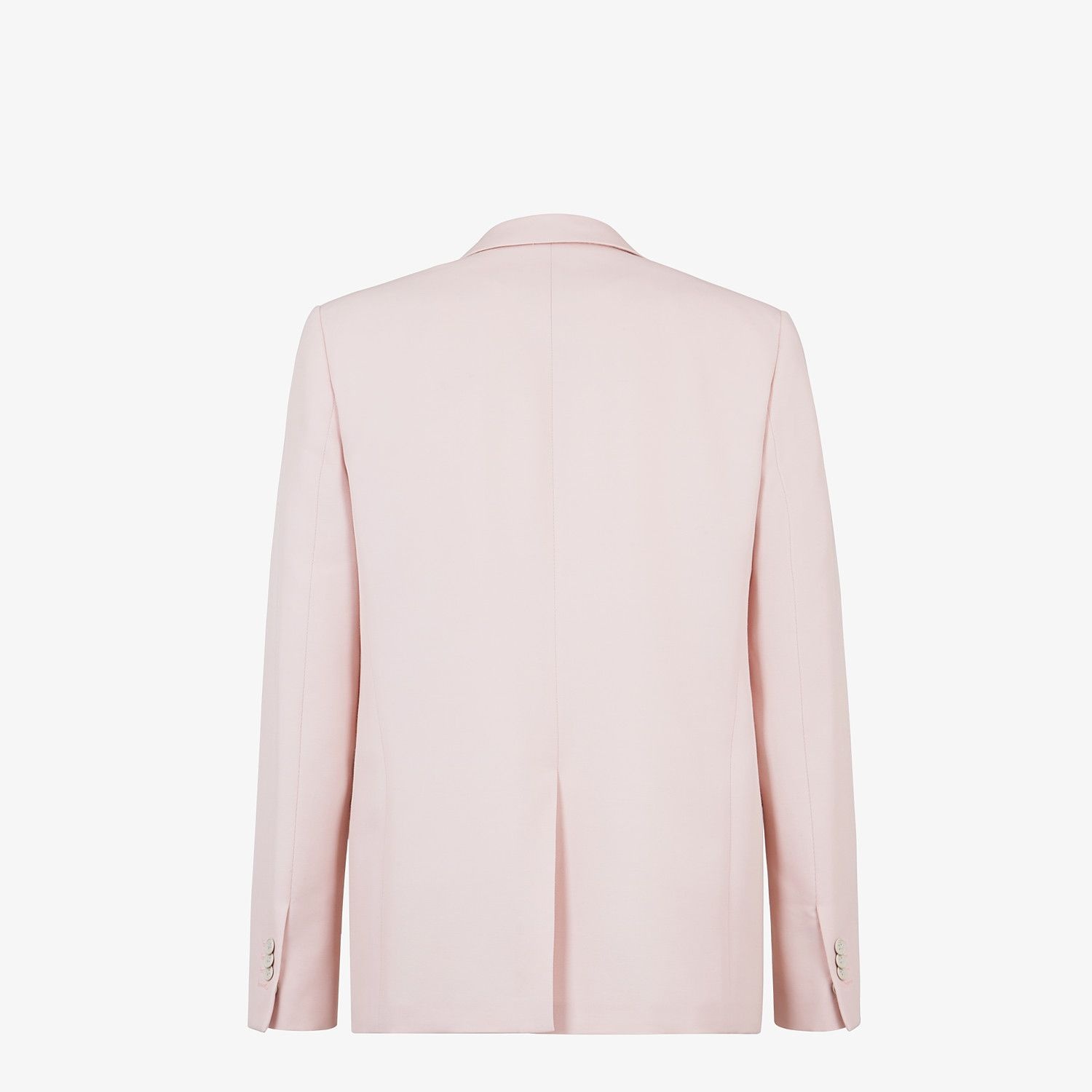 Pink wool blazer - 2