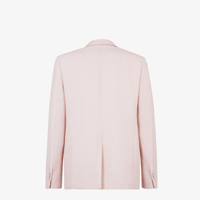 FENDI Pink wool blazer outlook