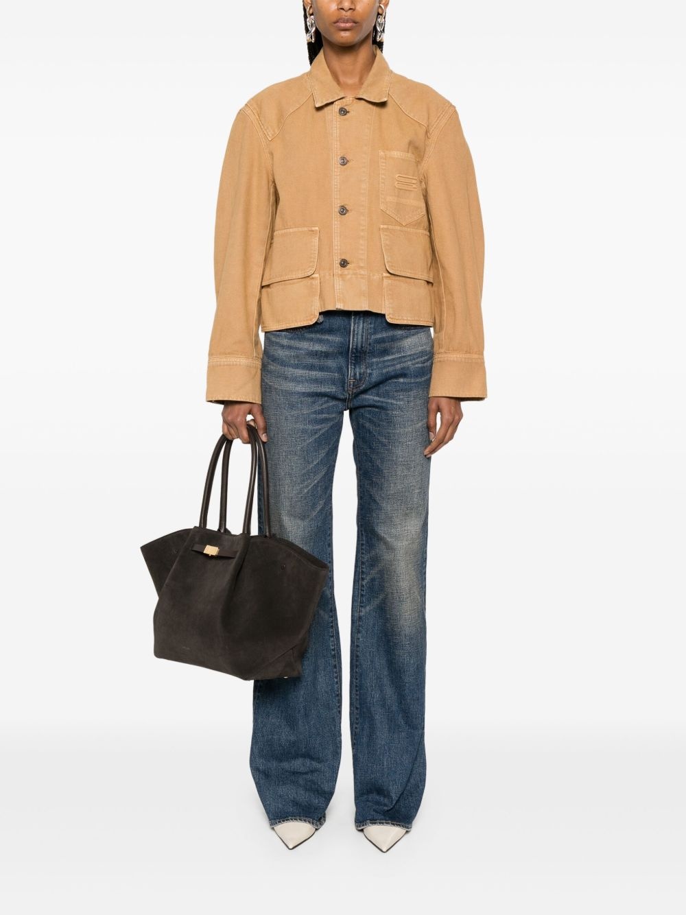 utility denim jacket - 2
