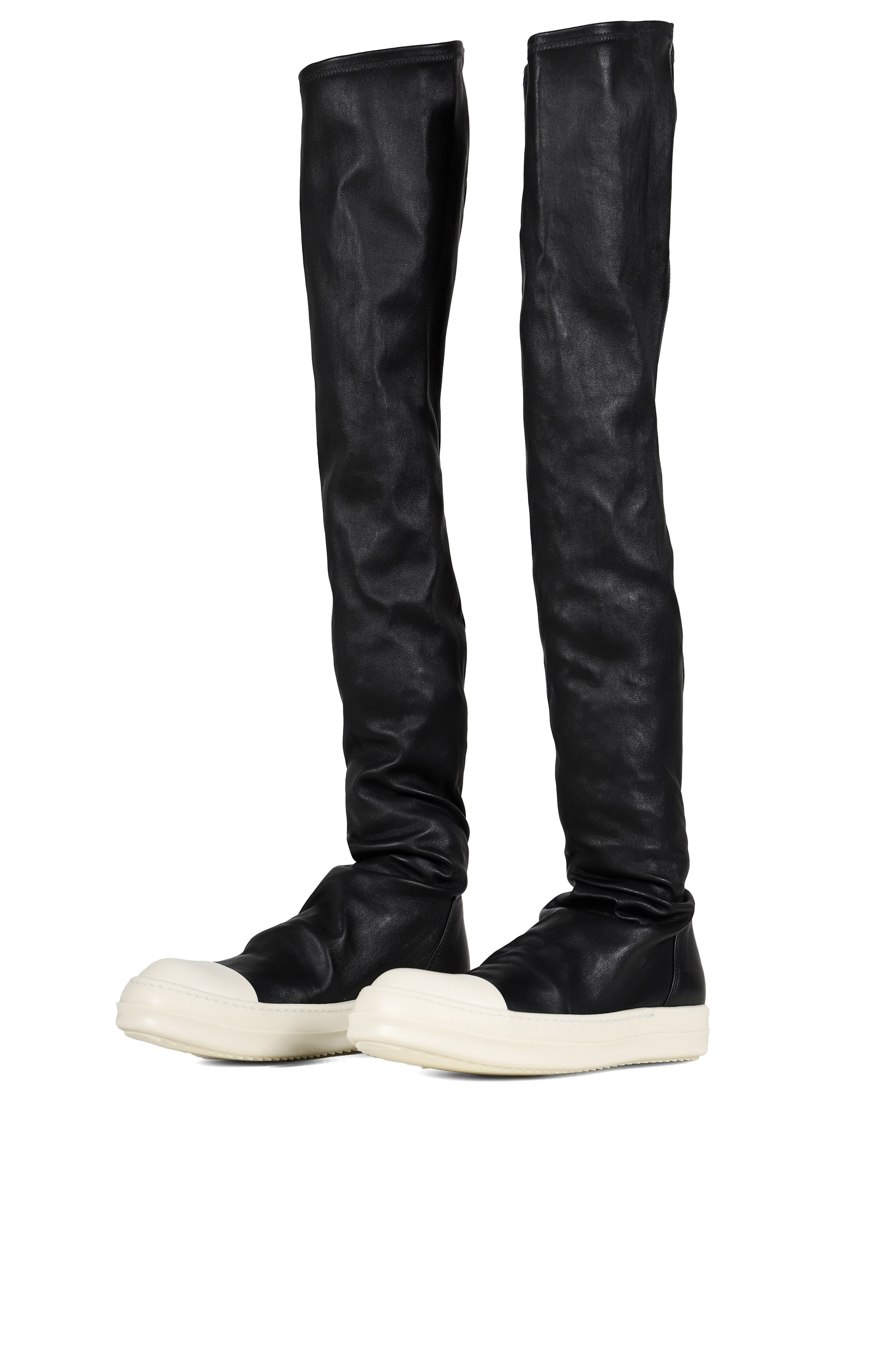 HIGH STOCKING SNEAKS / BLK MILK MILK - 6