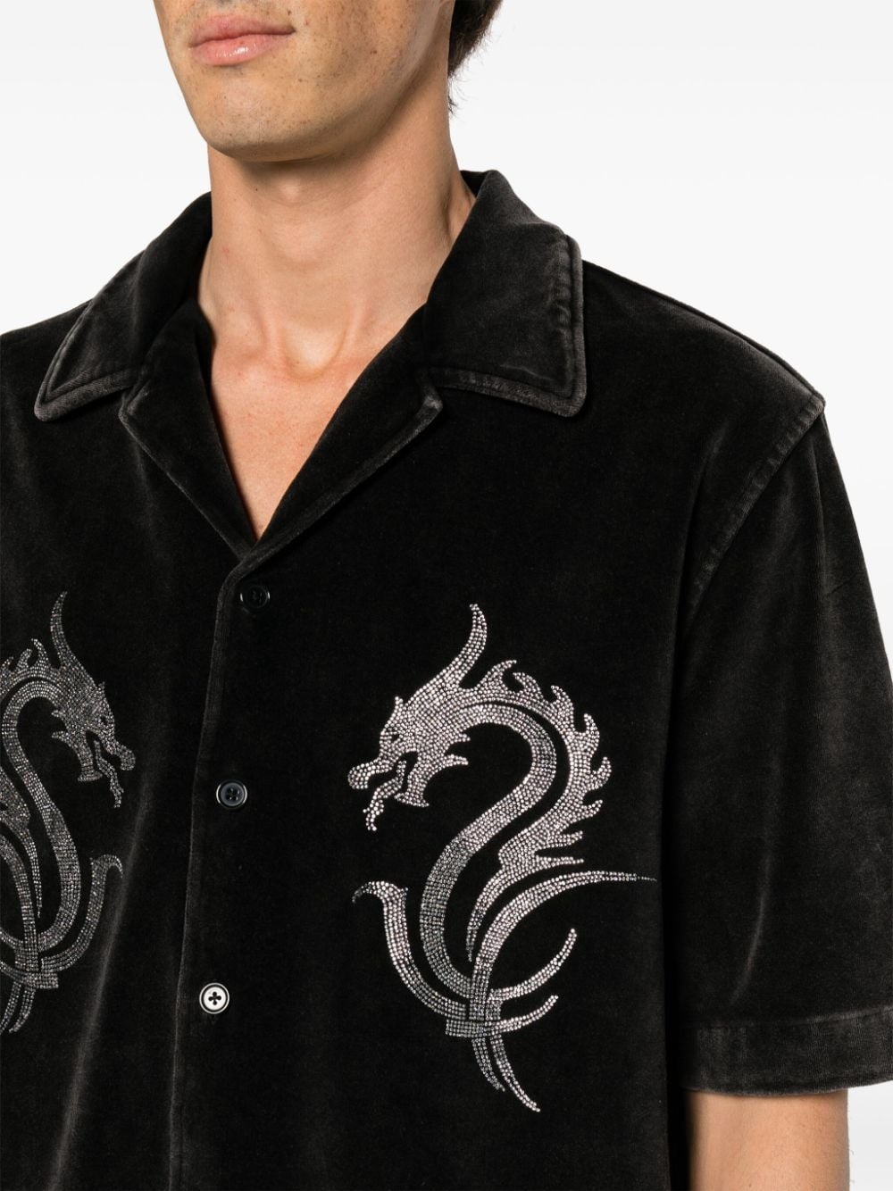 Dragon Hotfix velour shirts - 6