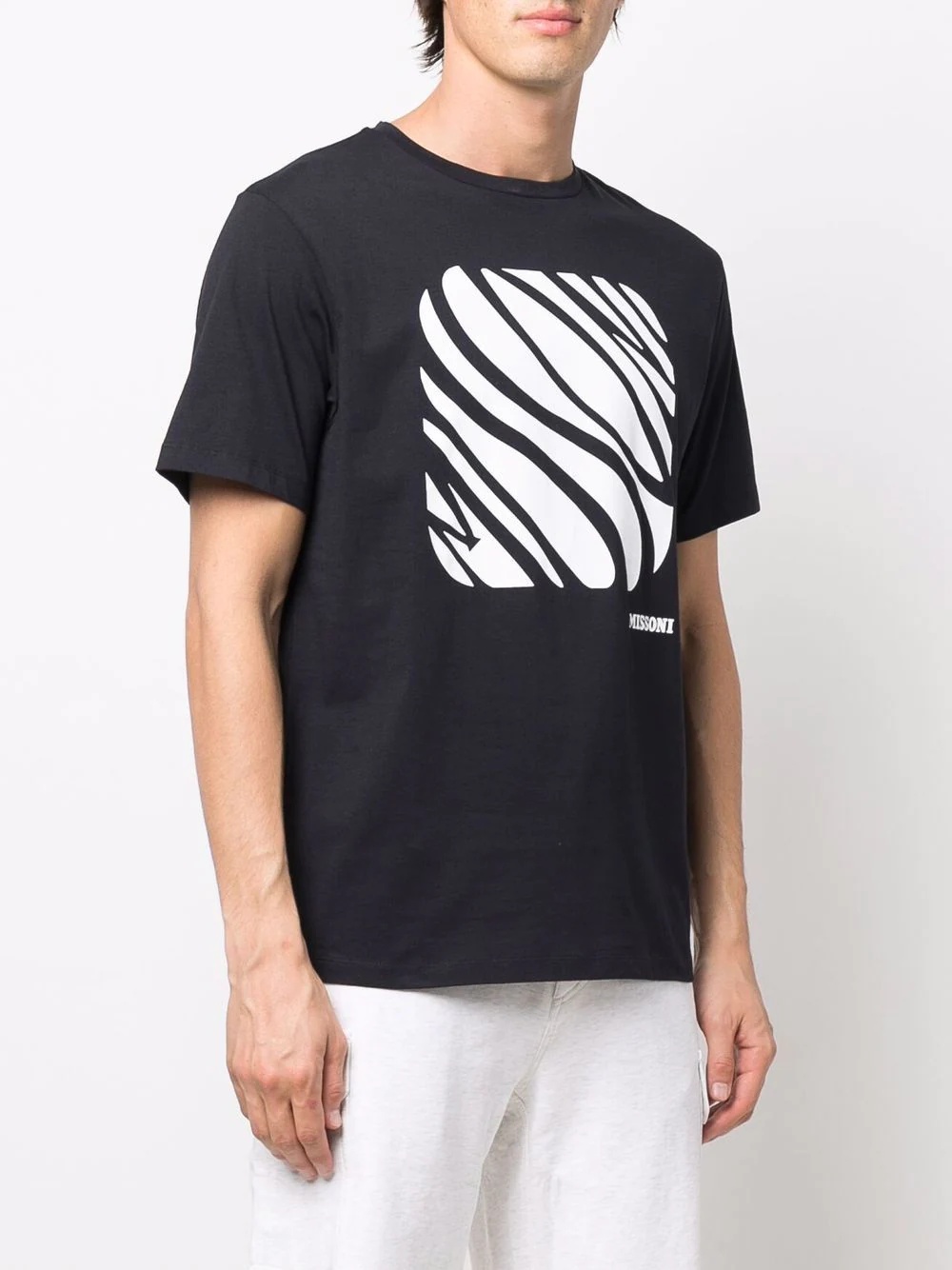 graphic logo-print short-sleeve T-shirt - 3