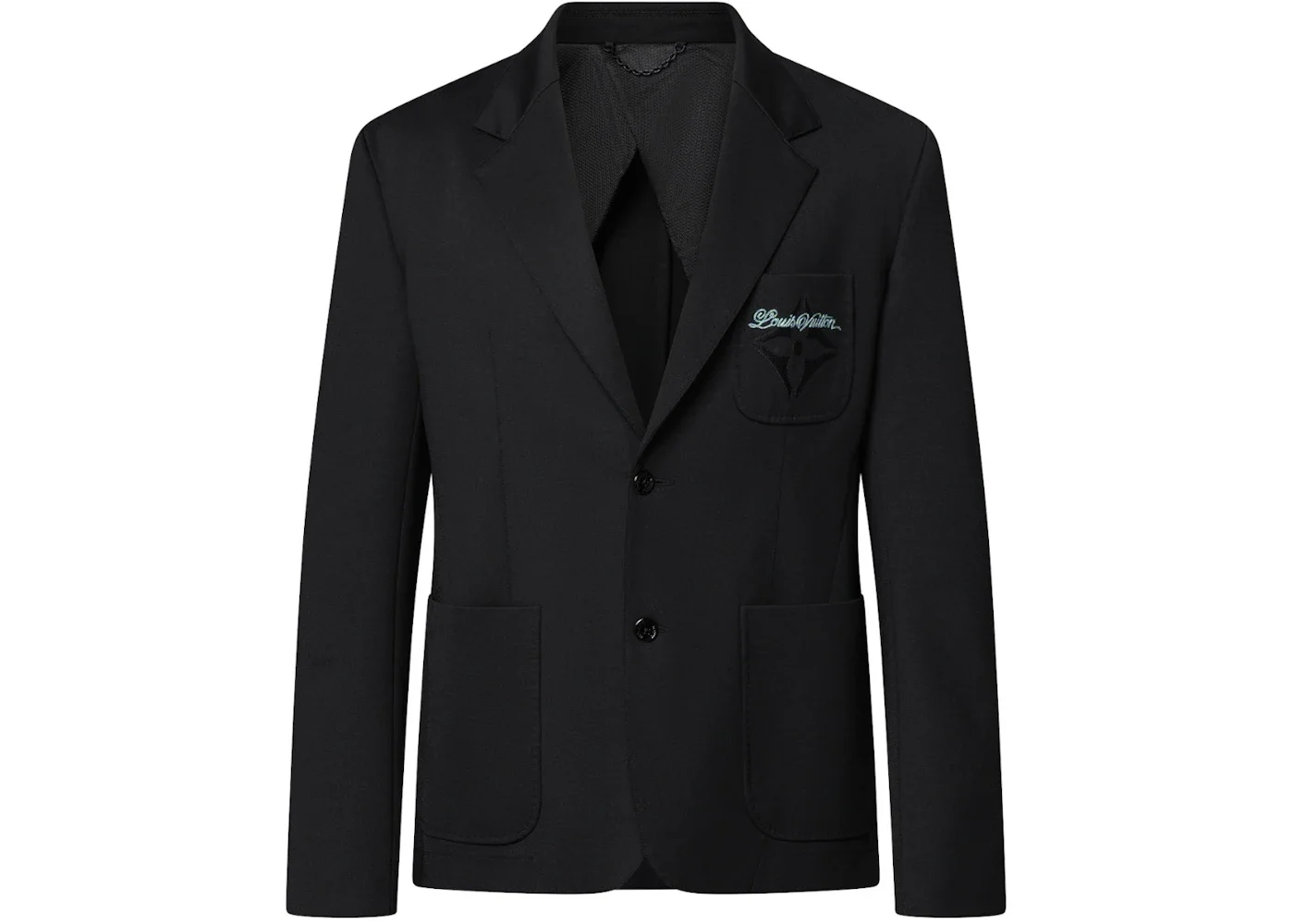 Louis Vuitton Preppy Relaxed Blazer Black - 1