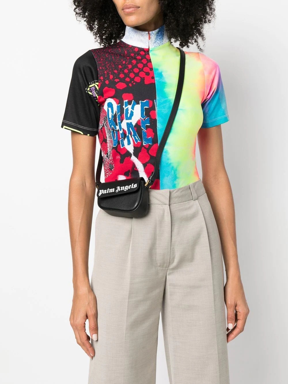 Crash logo-print mini crossbody bag - 2