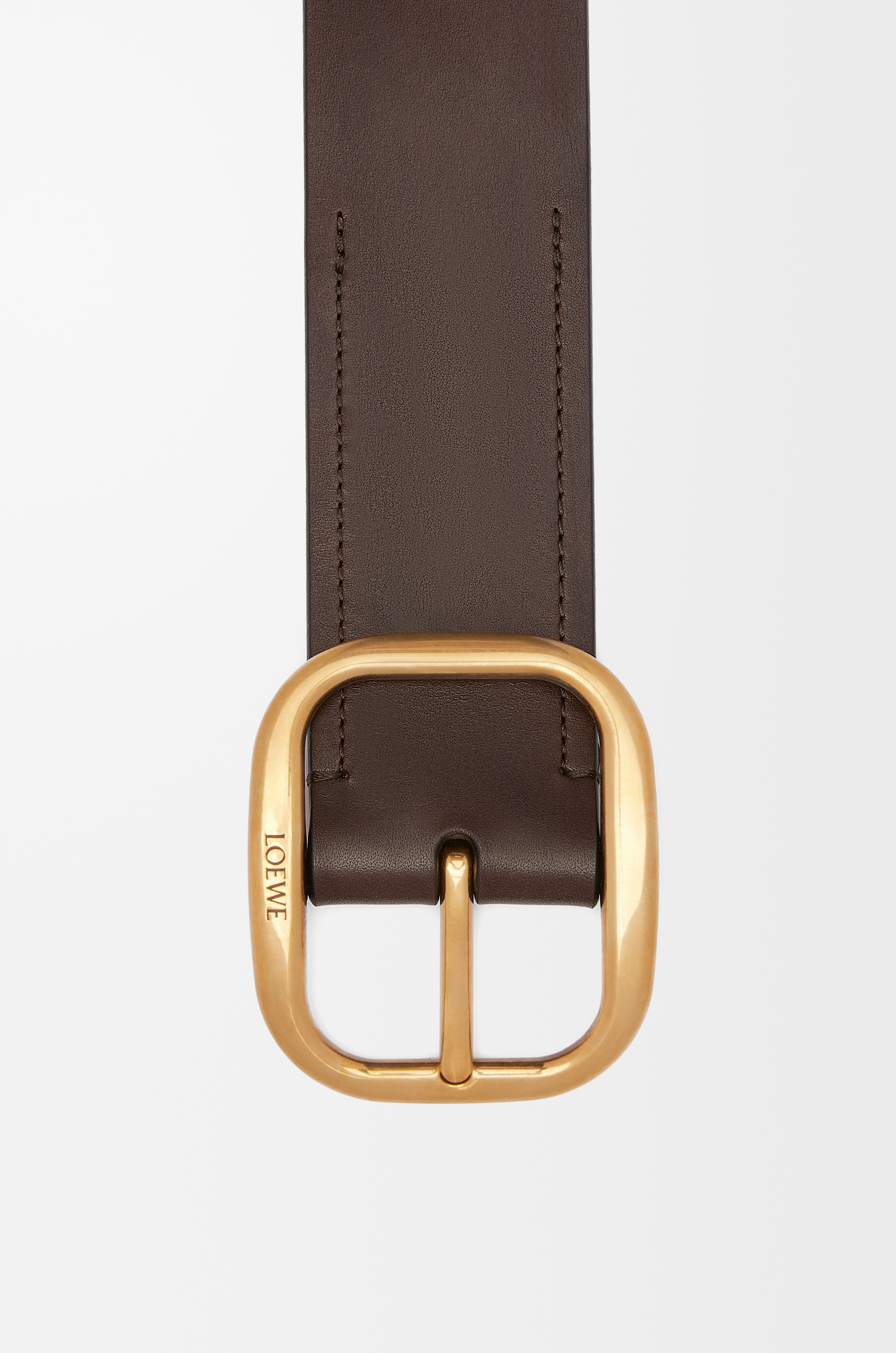Rounded soft belt in classic calfskin - 3