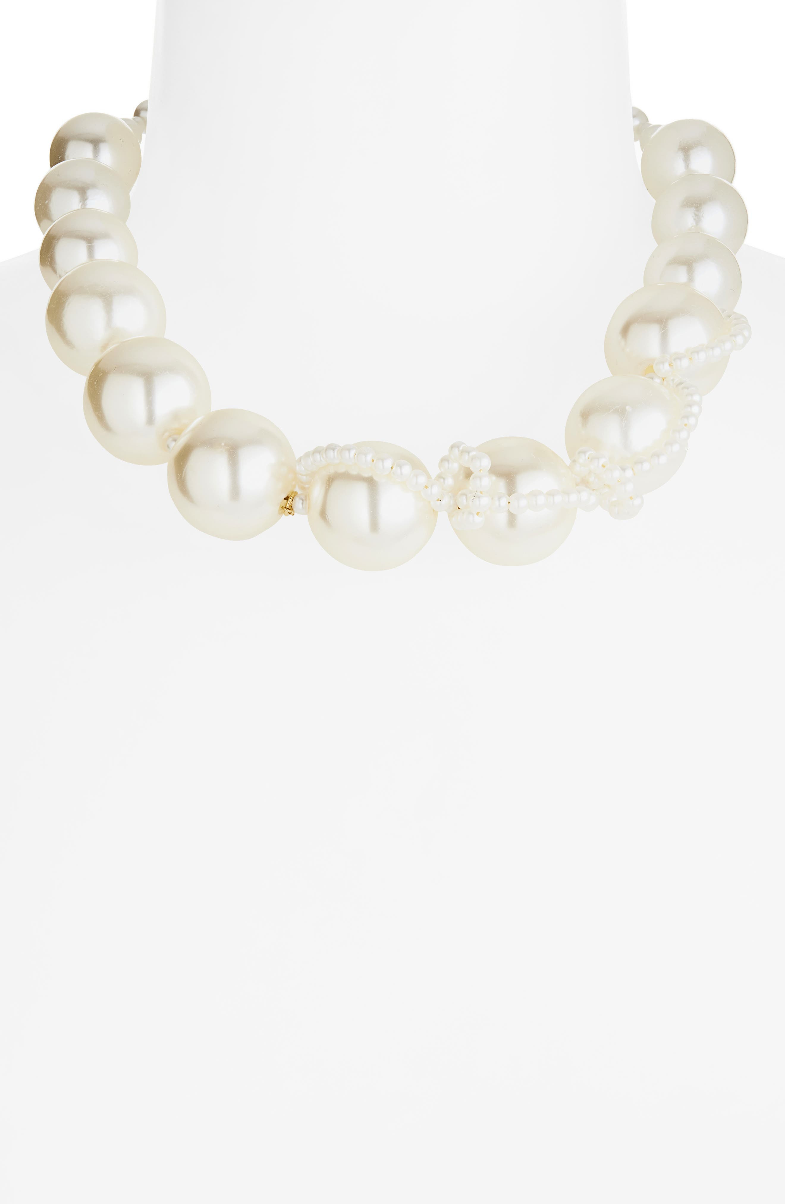 COMPLETEDWORKS Faux Pearl Necklace in 18Ct Gold Plated at Nordstrom - 2